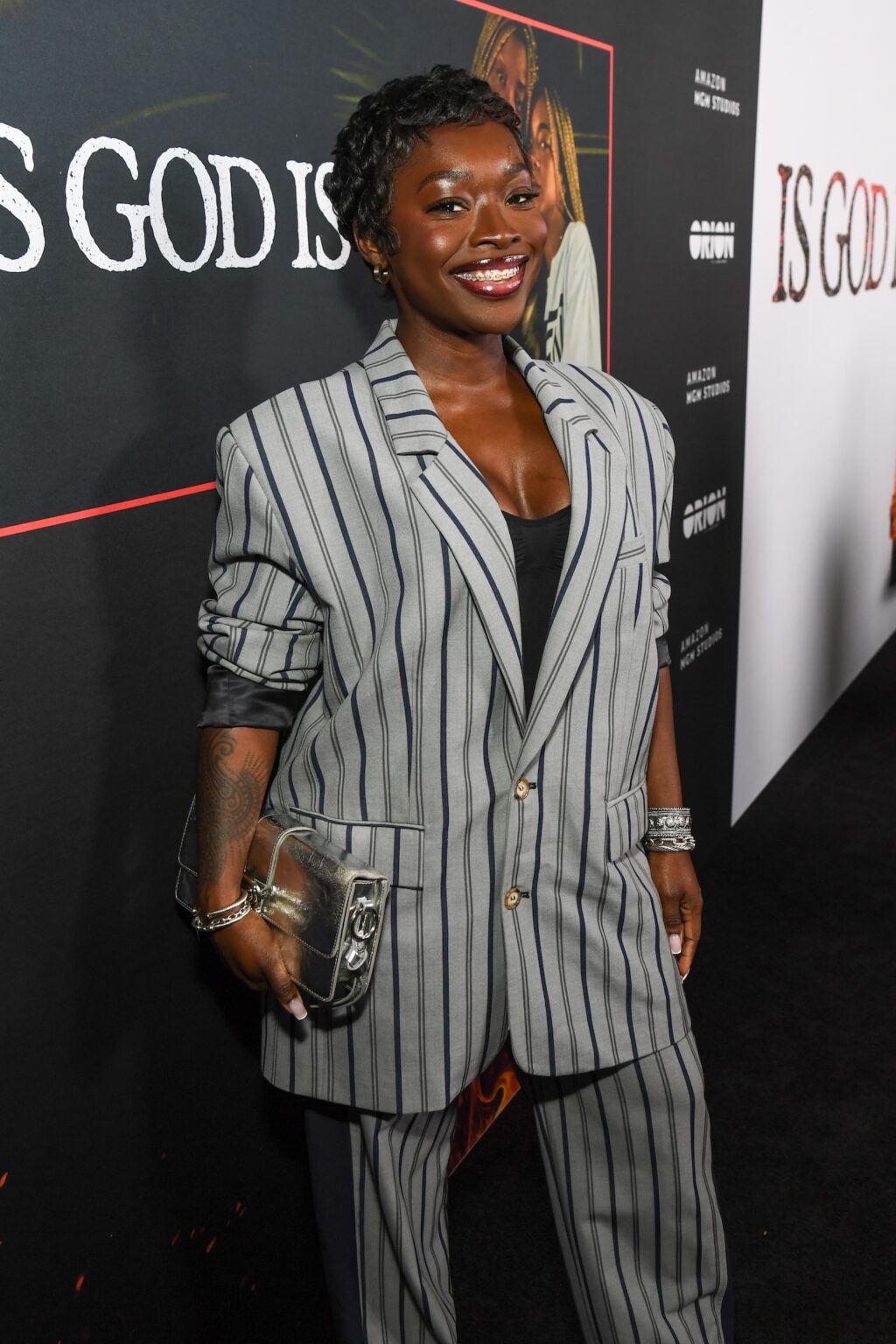 Nafeesah attends Amazon MGM Studios "Is God Is" New York Premiere at BAM! on Monday, April 27, 2026 in New York City.