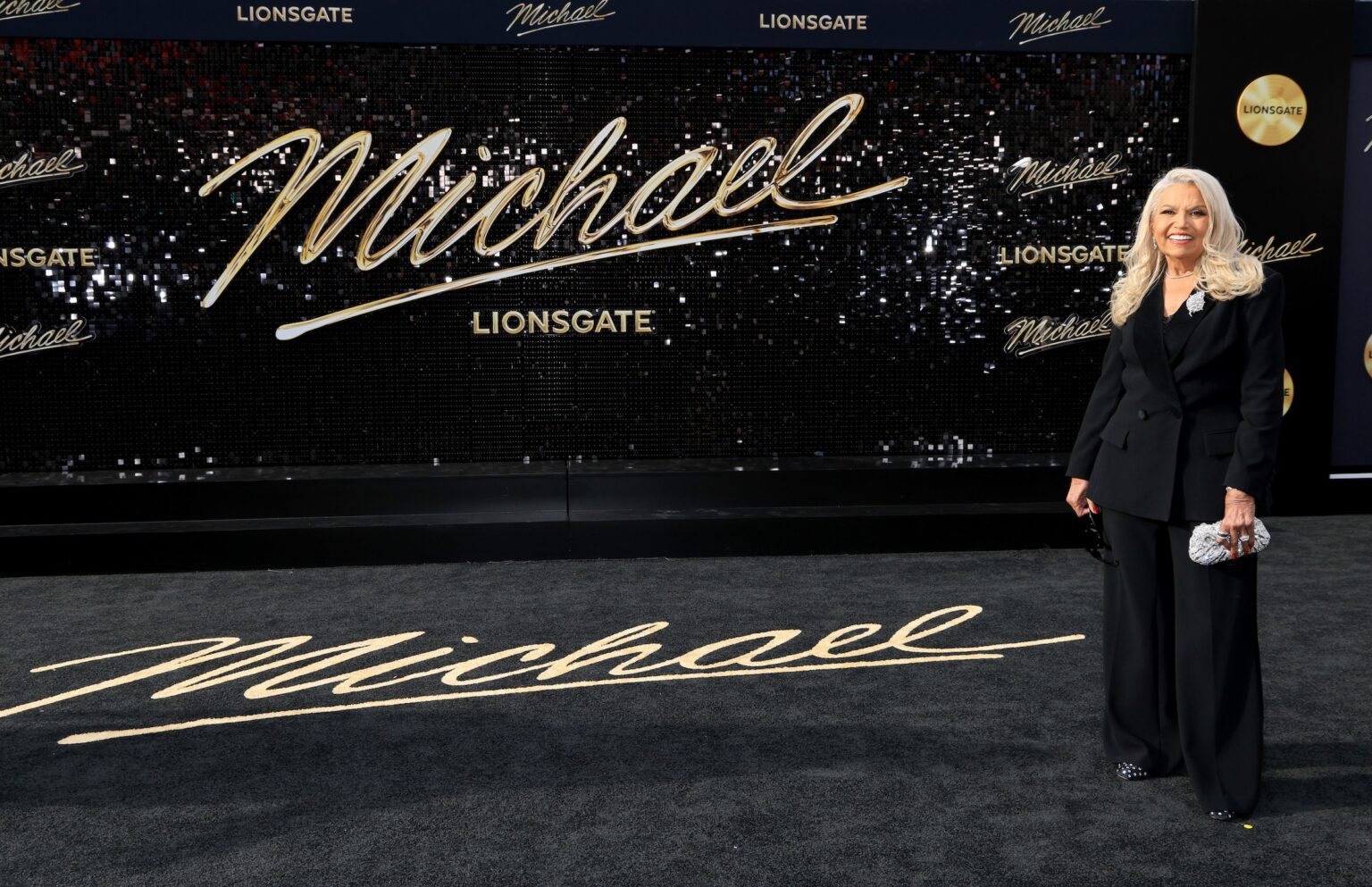 LOS ANGELES, CALIFORNIA - APRIL 20: Suzanne de Passe attends Lionsgate's "Michael" Los Angeles premiere at Dolby Theatre on April 20, 2026 in Los Angeles, California. (Photo by Savion Washington/Getty Images for Lionsgate)