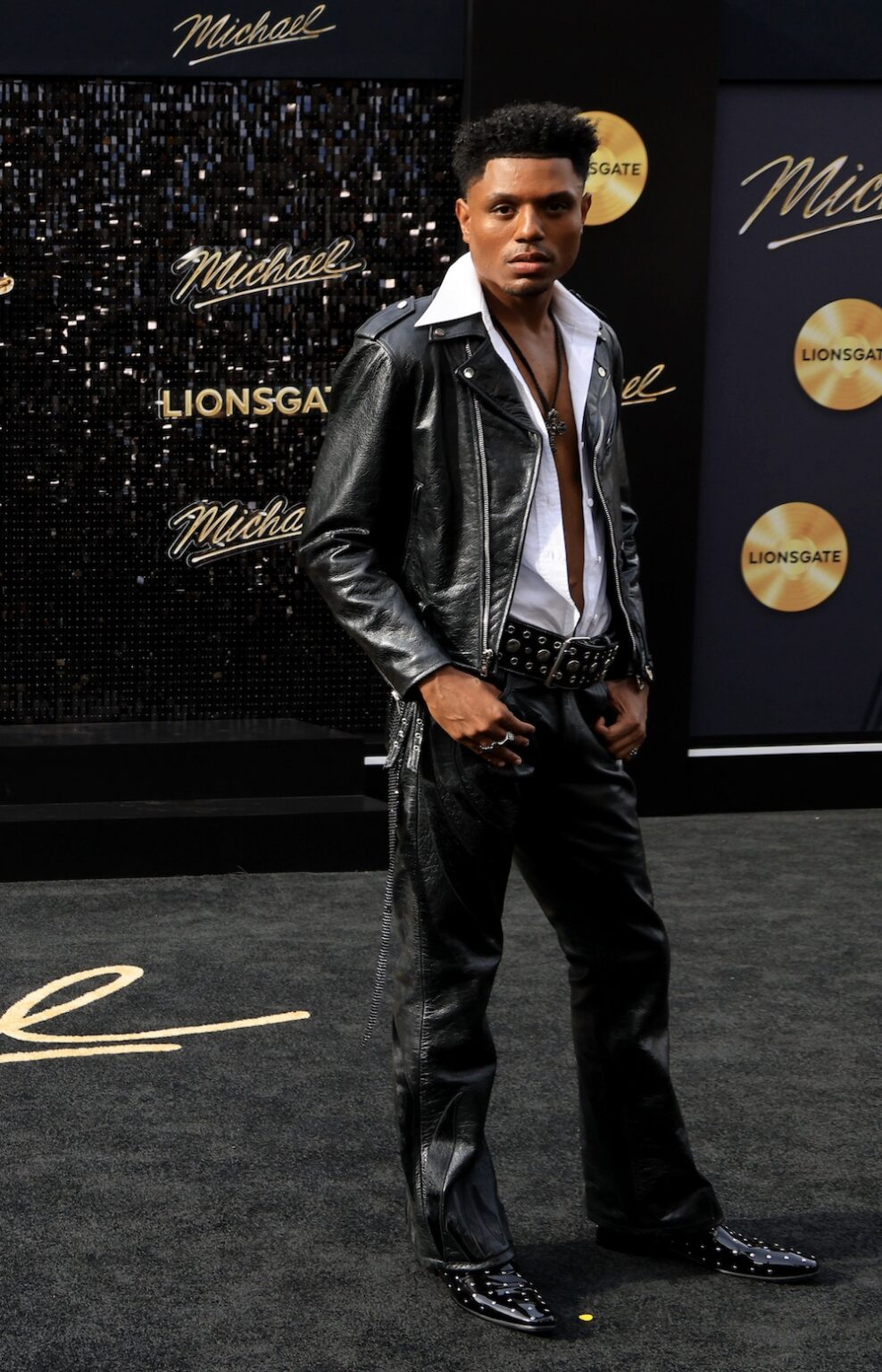 LOS ANGELES, CALIFORNIA - APRIL 20: Tre' Horton attends Lionsgate's "Michael" Los Angeles premiere at Dolby Theatre on April 20, 2026 in Los Angeles, California. (Photo by Savion Washington/Getty Images for Lionsgate)