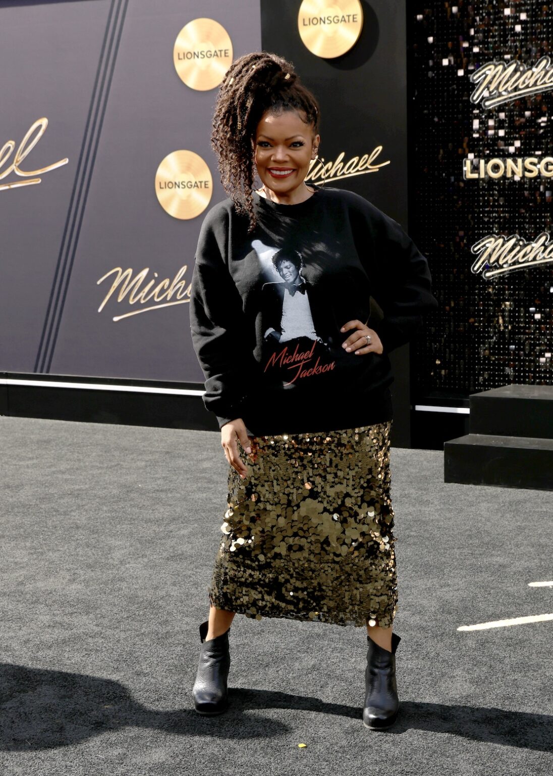 LOS ANGELES, CALIFORNIA - APRIL 20: Yvette Nicole Brown attends Lionsgate's "Michael" Los Angeles premiere at Dolby Theatre on April 20, 2026 in Los Angeles, California. (Photo by Savion Washington/Getty Images for Lionsgate)