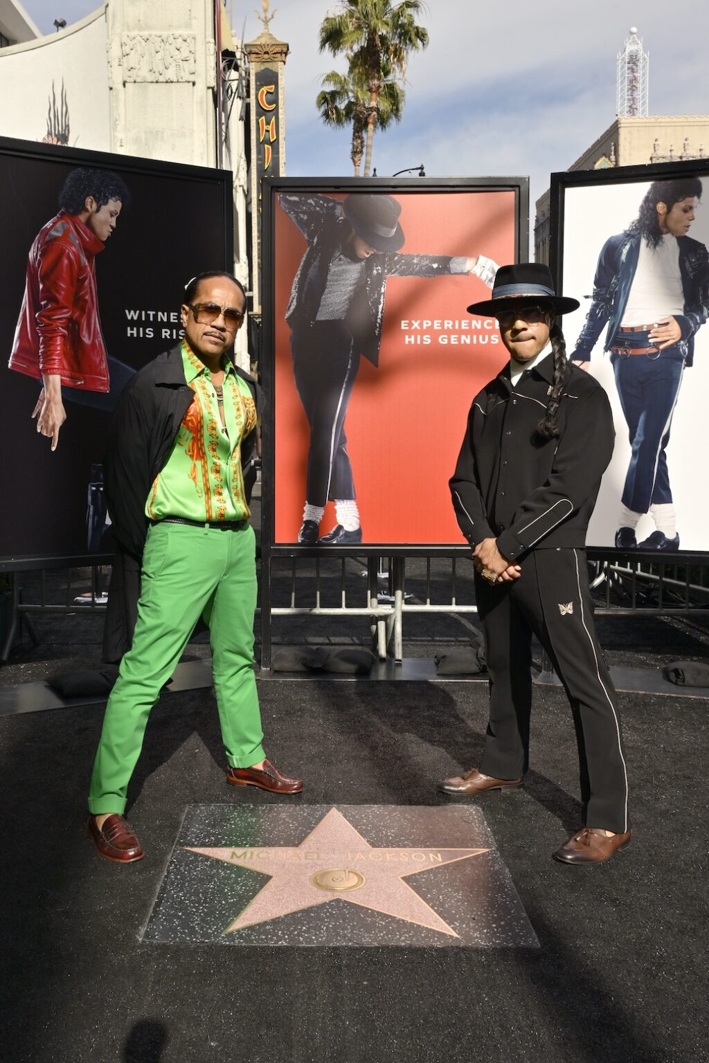 LOS ANGELES, CALIFORNIA - APRIL 20: (L-R) Tone Talauega and Rich Talauega attend Lionsgate's "Michael" Los Angeles premiere at Dolby Theatre on April 20, 2026 in Los Angeles, California. (Photo by John Sciulli/Getty Images for Lionsgate)