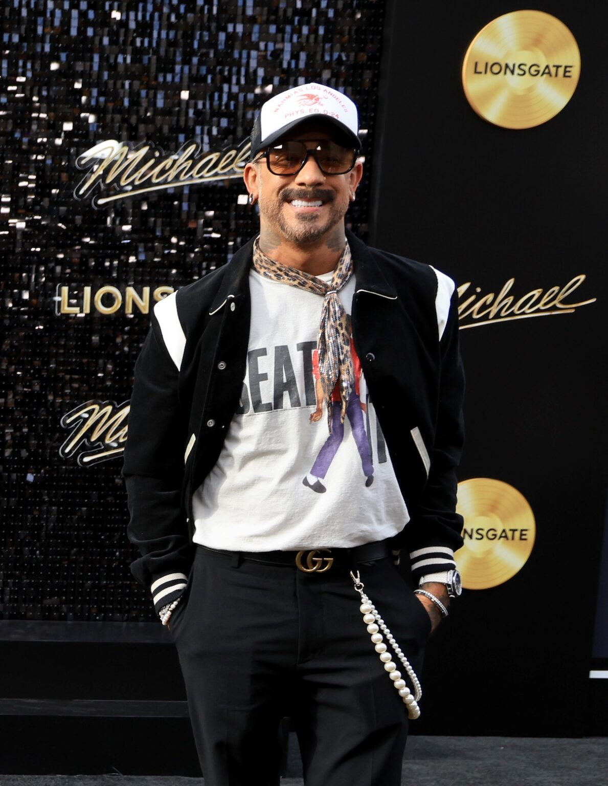 LOS ANGELES, CALIFORNIA - APRIL 20: AJ McLean attends Lionsgate's "Michael" Los Angeles premiere at Dolby Theatre on April 20, 2026 in Los Angeles, California. (Photo by Savion Washington/Getty Images for Lionsgate)