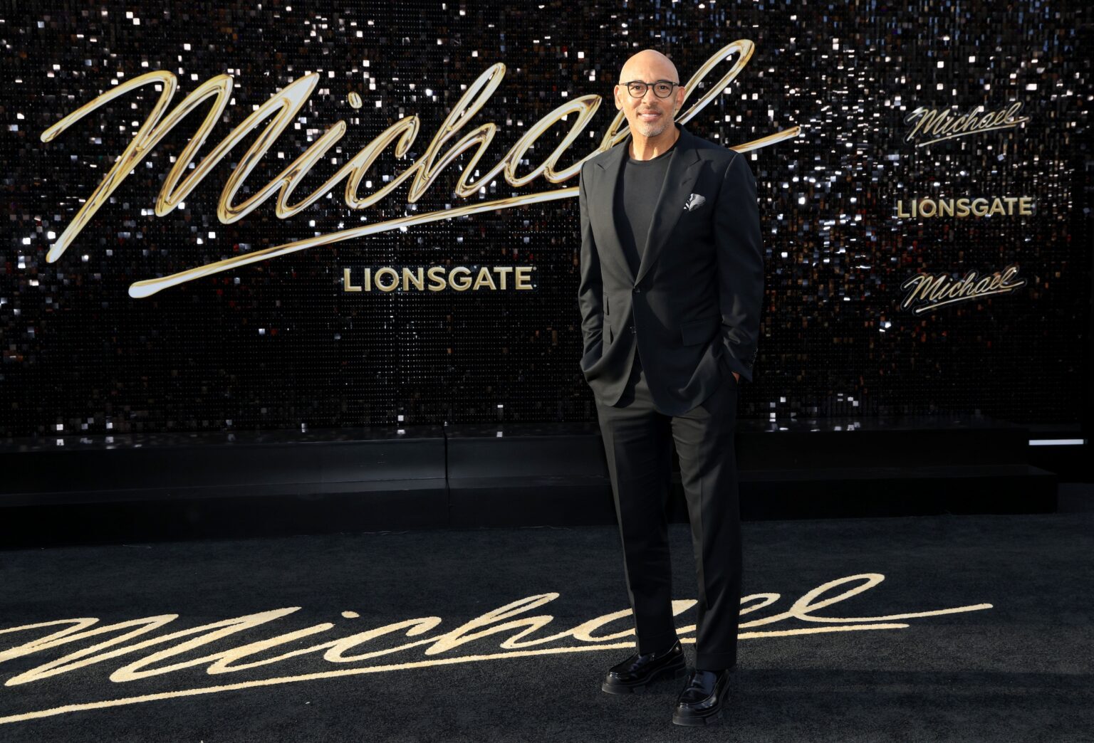 LOS ANGELES, CALIFORNIA - APRIL 20: Harvey Mason jr., CEO, the Recording Academy attends Lionsgate's "Michael" Los Angeles premiere at Dolby Theatre on April 20, 2026 in Los Angeles, California. (Photo by Savion Washington/Getty Images for Lionsgate)