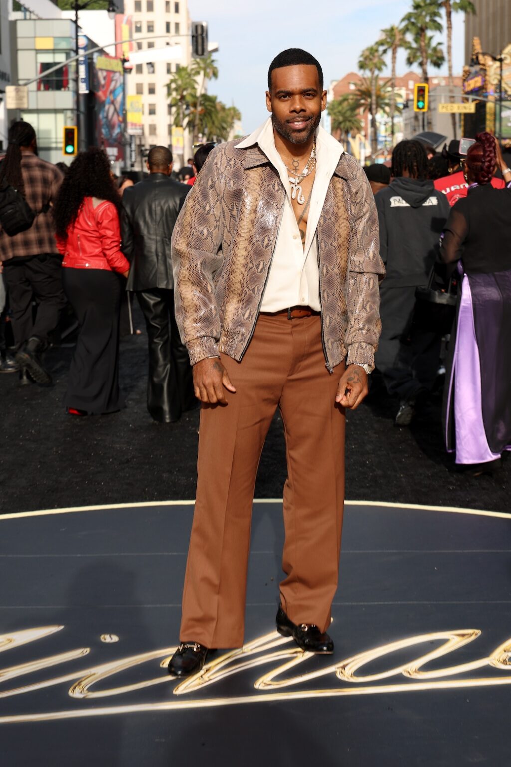 LOS ANGELES, CALIFORNIA - APRIL 20: Mario attends Lionsgate's "Michael" Los Angeles premiere at Dolby Theatre on April 20, 2026 in Los Angeles, California. (Photo by Kevin Mazur/Getty Images for Lionsgate)