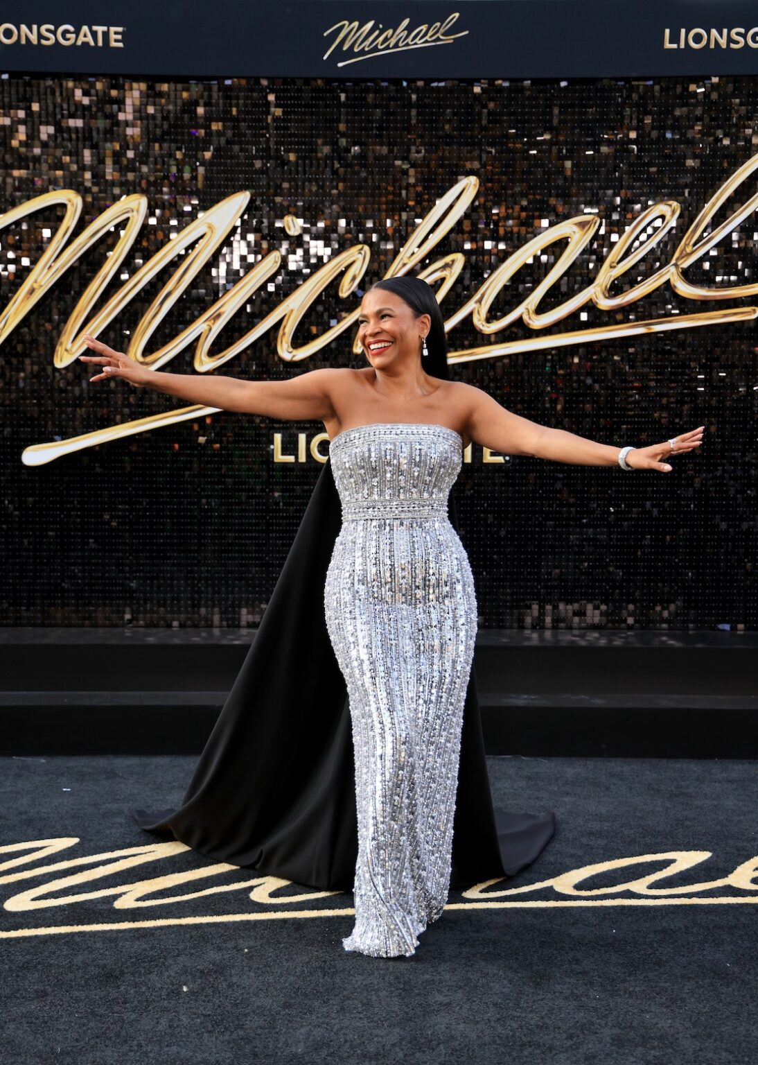 LOS ANGELES, CALIFORNIA - APRIL 20: Nia Long attends Lionsgate's "Michael" Los Angeles premiere at Dolby Theatre on April 20, 2026 in Los Angeles, California. (Photo by Savion Washington/Getty Images for Lionsgate)