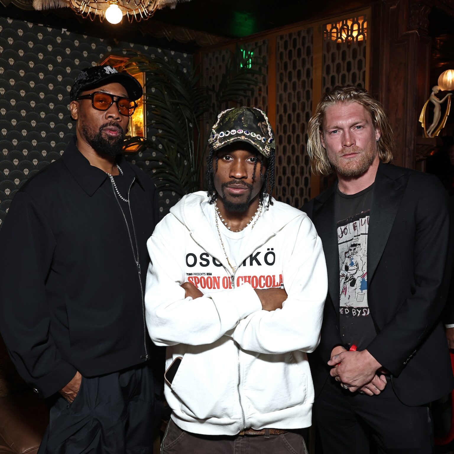 RZA, Shameik Moore and Harry Goodwins