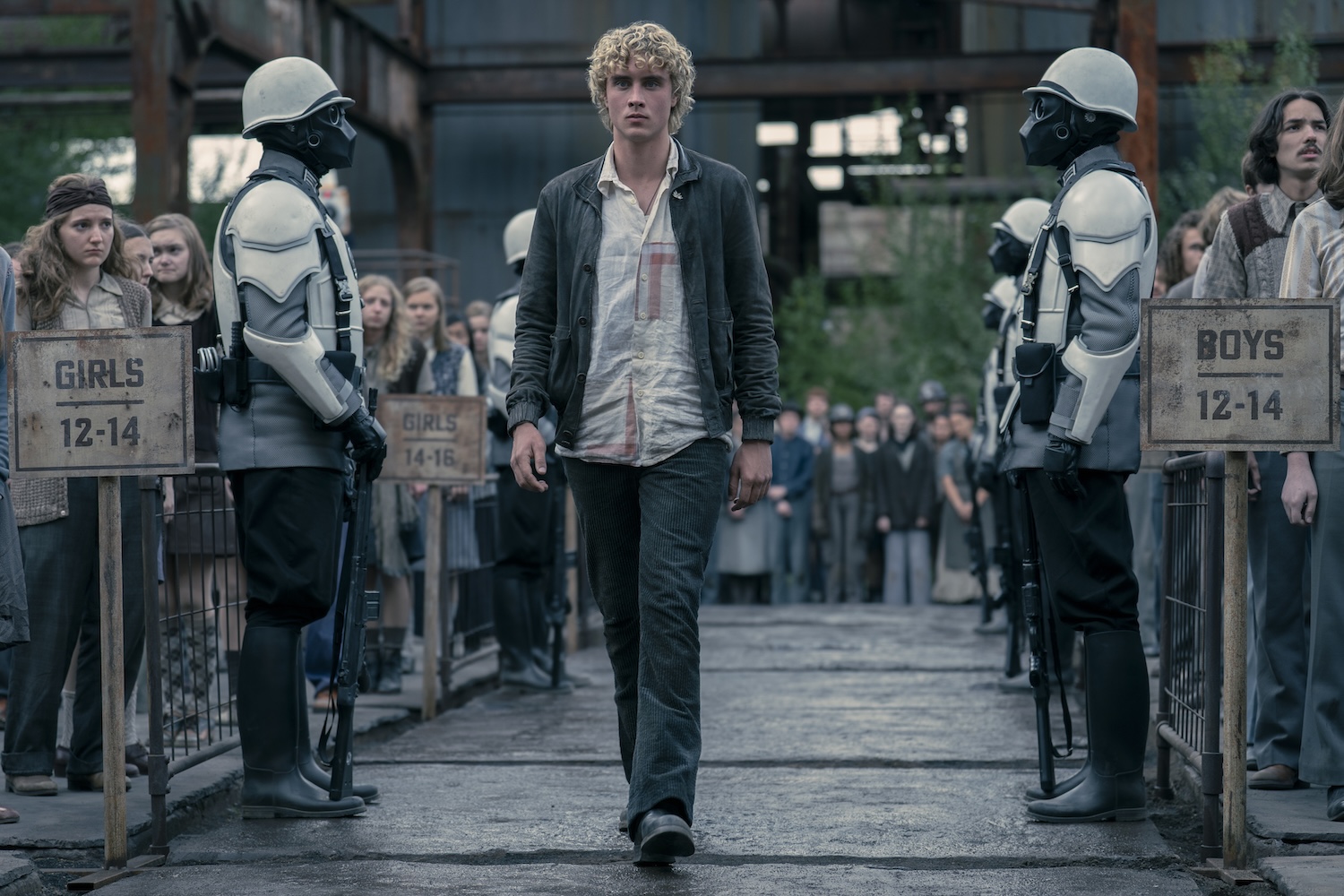 Joseph Zada as Haymitch Abernathy in The Hunger Games: Sunrise on the Reaping. Photo Credit: Murray Close