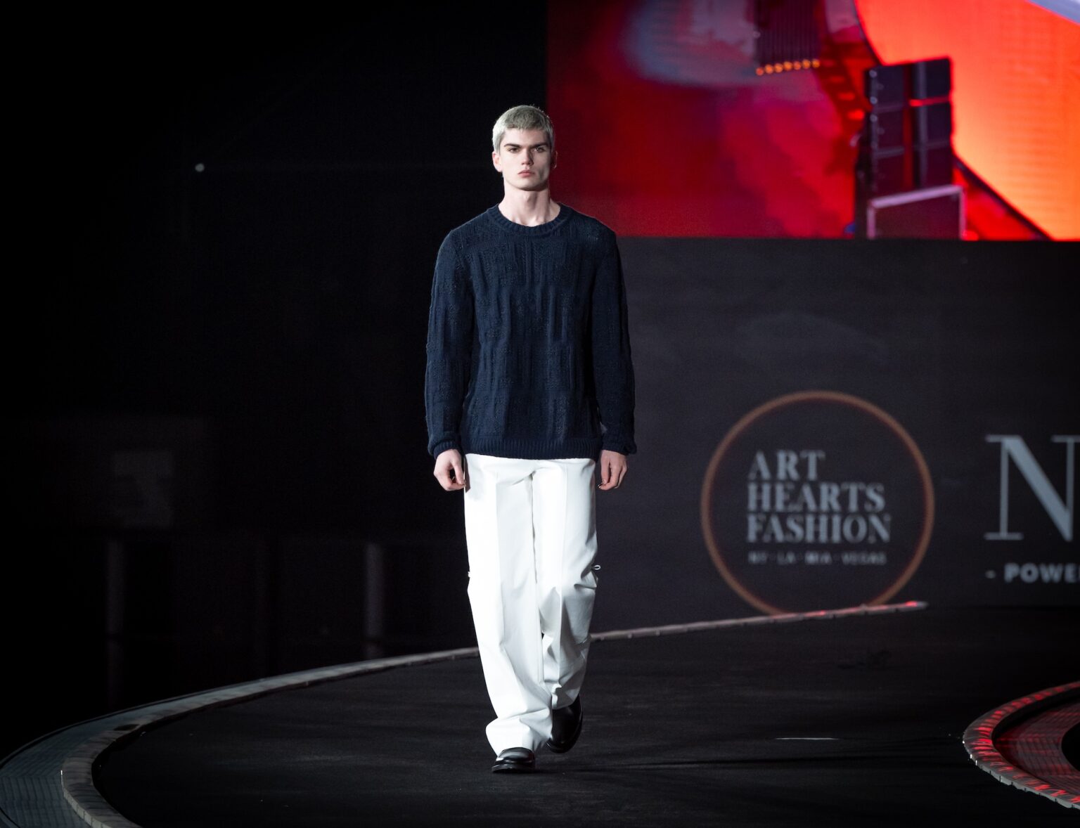 WUXI, CHINA - March 19: Emory Carroll walks the runway at the Fendi Show during Art Hearts Fashion Wuxi China March 19, 2026 at Smile Square Nianhua Bay on March 19, 2026 in Wuxi Jiangsu Province, China. (Photo by Mark Gunter/Getty Images for Art Hearts Fashion)