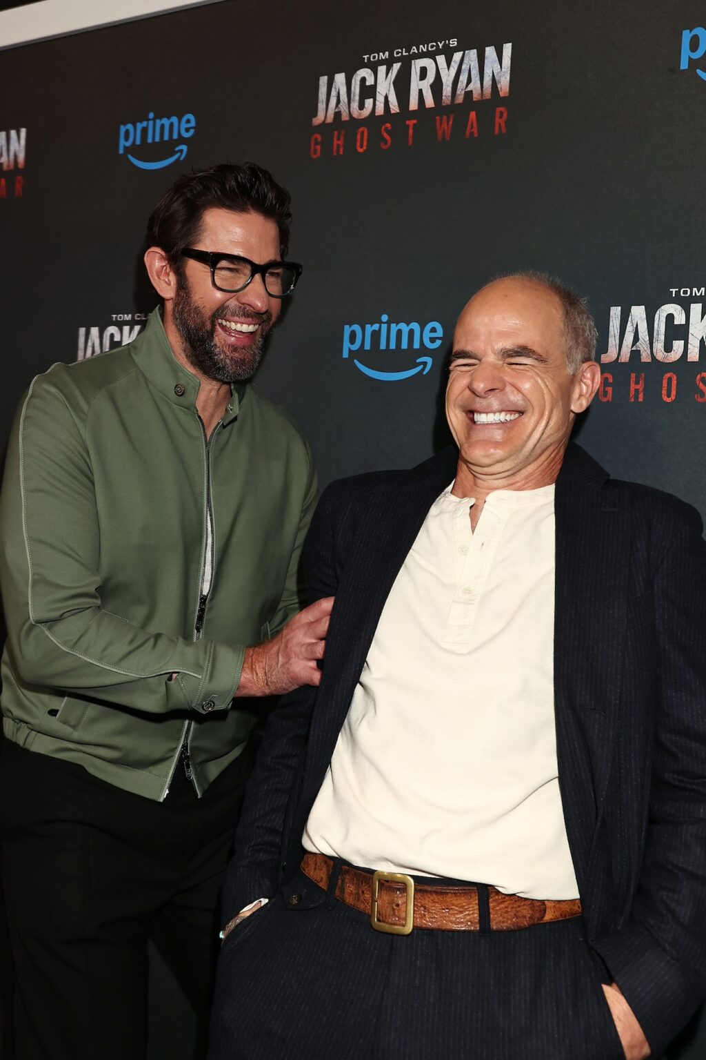 New York, New York 5/15/26 Tom Clancy’s Jack Ryan:Ghost War World Premiere : John Krasinski and Micheal Kelly - PHOTO by: Dave Allocca / Starpix - Location: Regal Times Square
