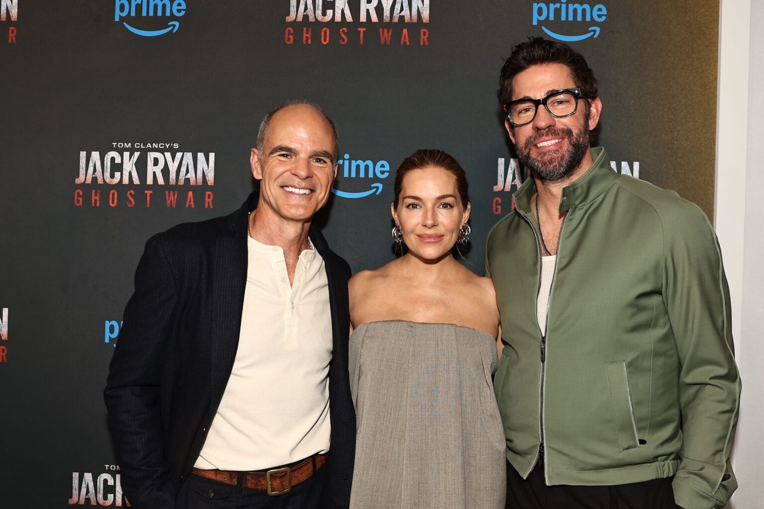 New York, New York 5/15/26 Tom Clancy’s Jack Ryan:Ghost War World Premiere : Micheal Kelly , Sienna Miller and John Krasinski - PHOTO by: Dave Allocca / Starpix - Location: Regal Times Square