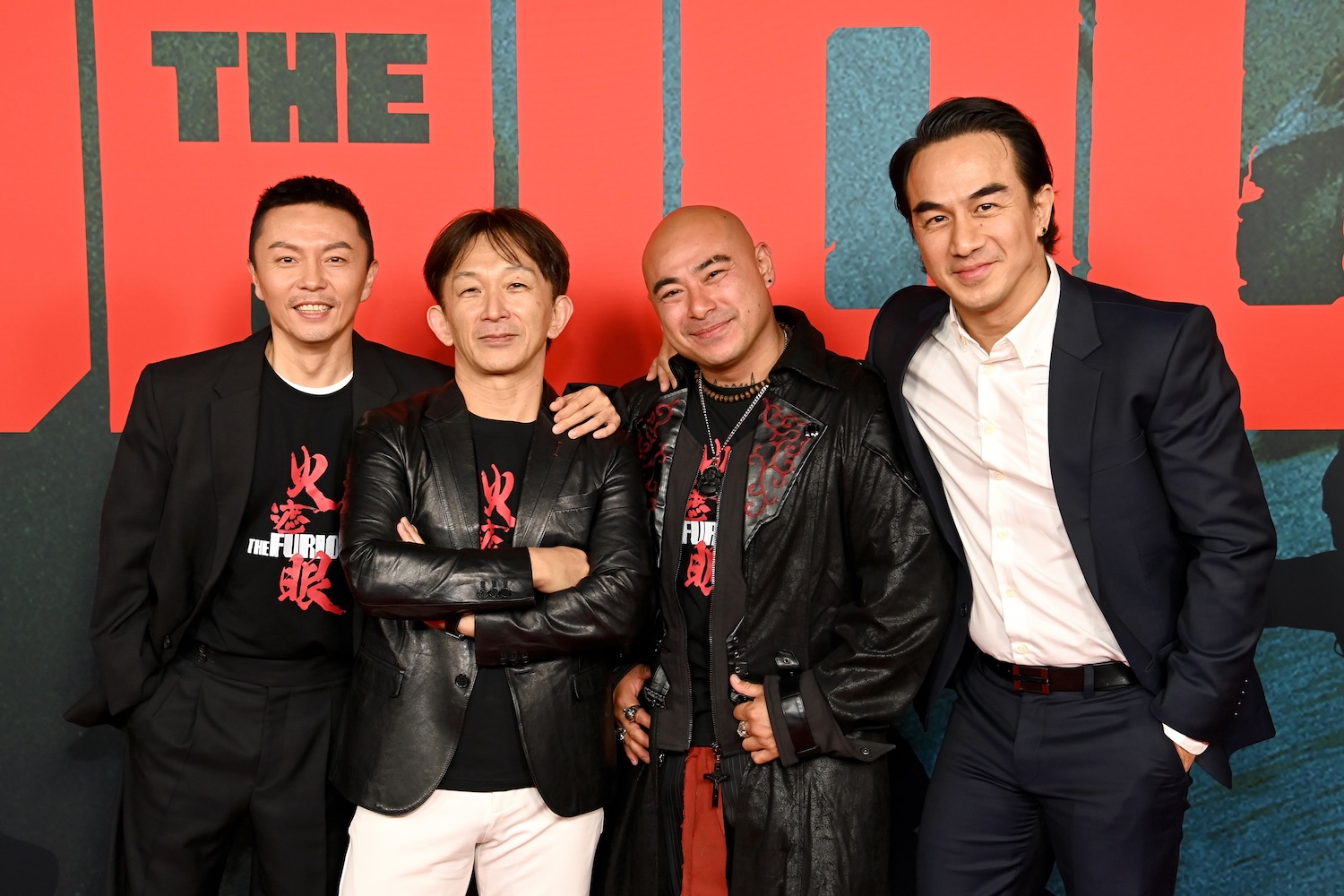 HOLLYWOOD, CALIFORNIA - MAY 28: (L-R) Xie Miao, Kenji Tanigaki, Brian Le and Joe Taslim attend "The Furious" Special Screening at Hollywood Post 43 - American Legion on May 28, 2026 in Hollywood, California. (Photo by Jon Kopaloff/Getty Images for Lionsgate)