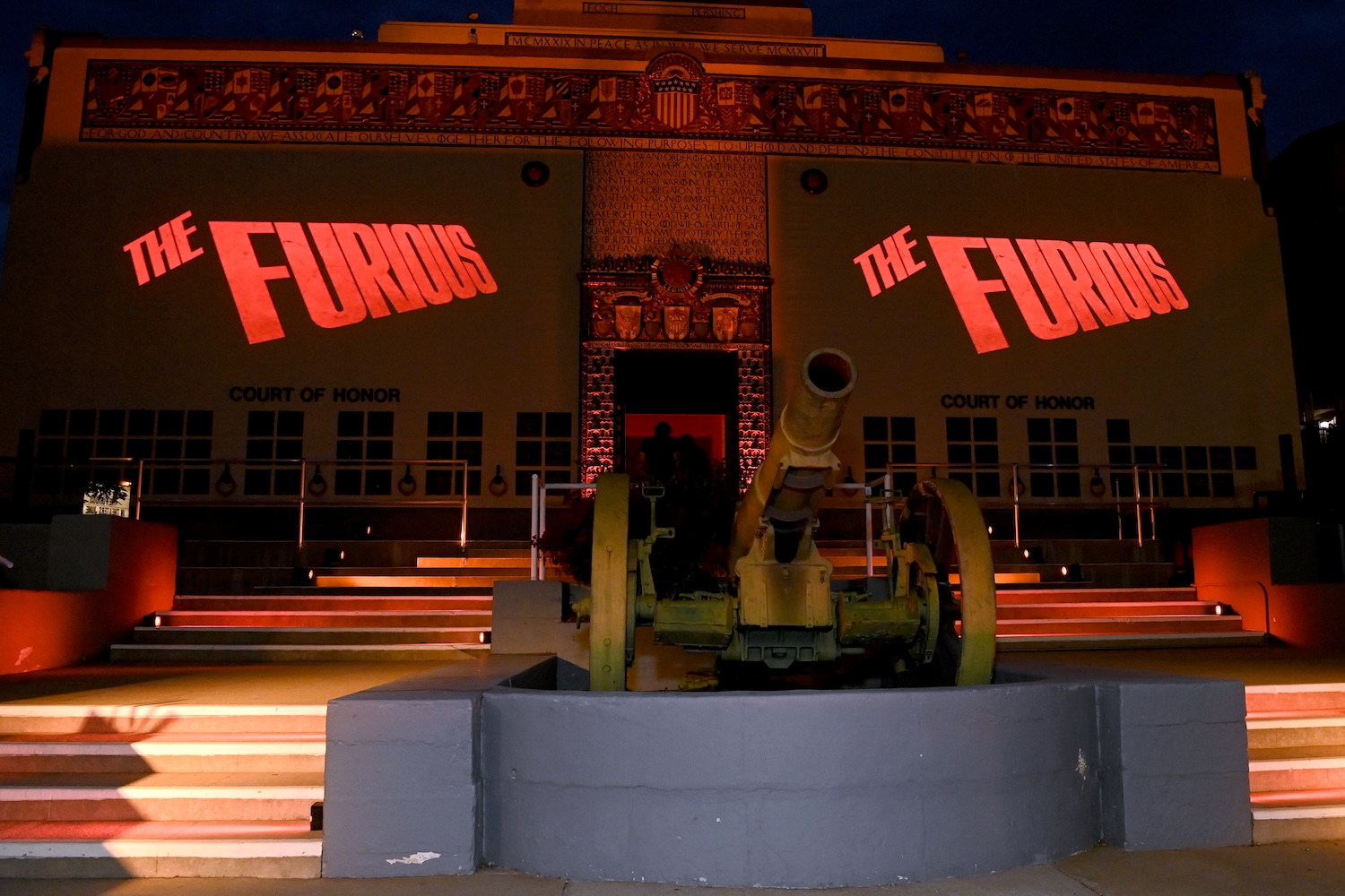 HOLLYWOOD, CALIFORNIA - MAY 28: A view of the exterior is seen during "The Furious" Special Screening at Hollywood Post 43 - American Legion on May 28, 2026 in Hollywood, California. (Photo by Jon Kopaloff/Getty Images for Lionsgate)