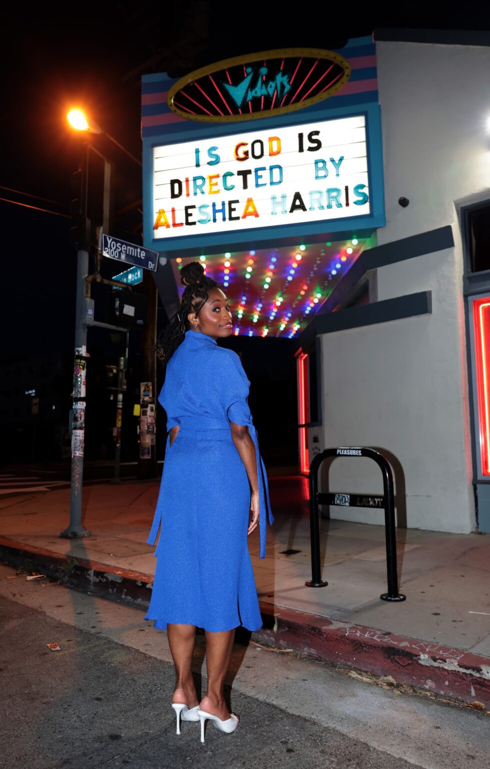 LOS ANGELES, CALIFORNIA - MAY 11: Aleshea Harris seen at Orion Pictures & Amazon MGM Studios' "Is God Is" Special Screening at Vidiots on May 11, 2026 in Los Angeles, California. (Photo by Eric Charbonneau/Orion Pictures via Getty Images)