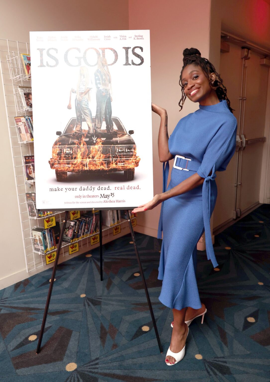 LOS ANGELES, CALIFORNIA - MAY 11: Aleshea Harris seen at Orion Pictures & Amazon MGM Studios' "Is God Is" Special Screening at Vidiots on May 11, 2026 in Los Angeles, California. (Photo by Eric Charbonneau/Orion Pictures via Getty Images)