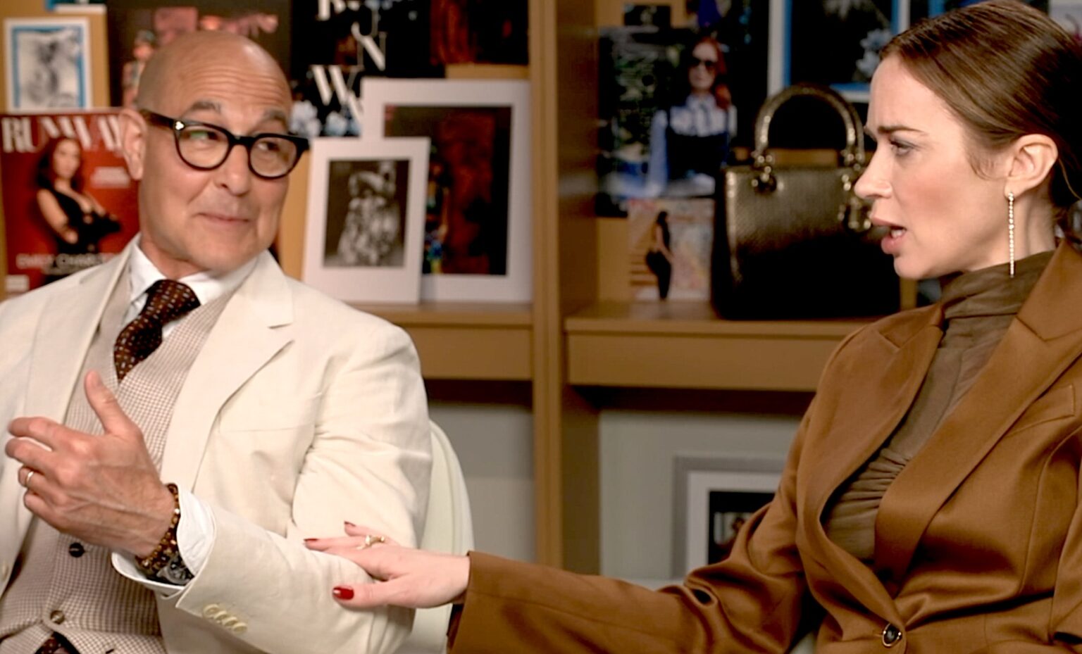 Emily Blunt & Stanley Tucci on The Devil Wears Prada 2 | Full Interview
