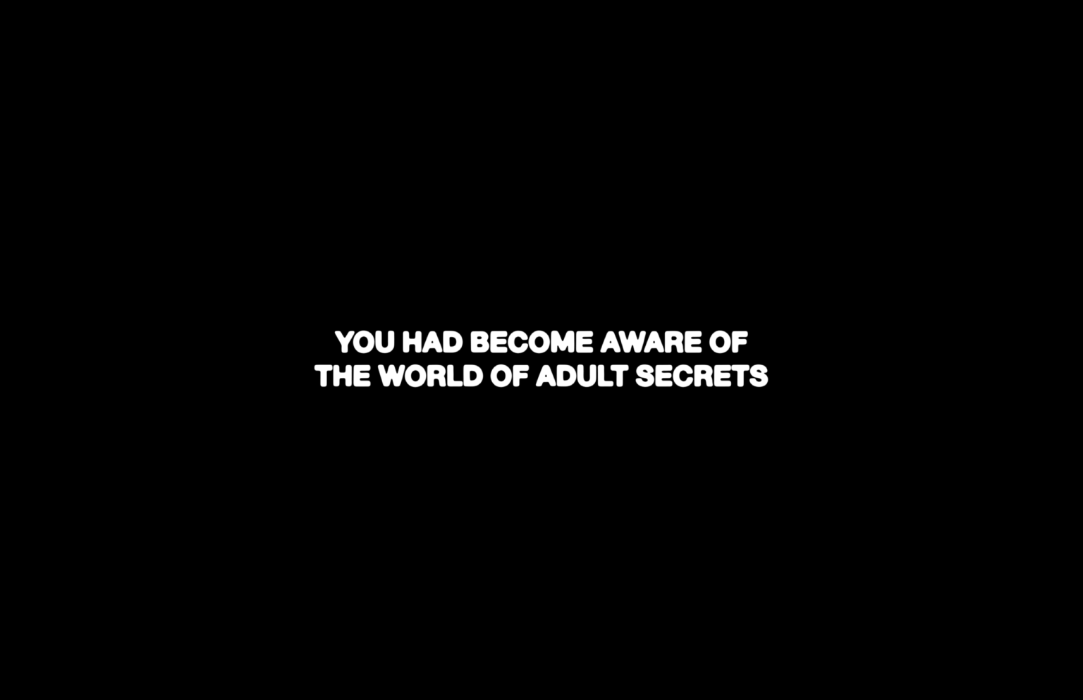 Video still from A Child Already Knows. Image courtesy the artist and Maxwell Graham, New York.