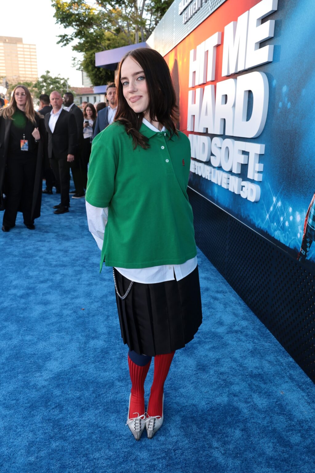 LOS ANGELES, CALIFORNIA - MAY 06: Billie Eilish attends the "Billie Eilish Hit Me Hard and Soft: The Tour Live in 3D" US Premiere at the Historic Village Theatre on May 06, 2026, in Los Angeles, California. (Photo by Eric Charbonneau/Getty Images for Paramount Pictures)