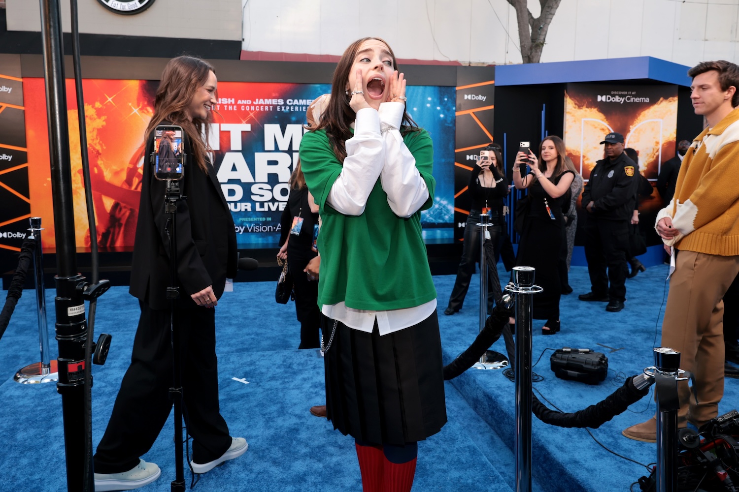 LOS ANGELES, CALIFORNIA - MAY 06: Billie Eilish attends the "Billie Eilish Hit Me Hard and Soft: The Tour Live in 3D" US Premiere at the Historic Village Theatre on May 06, 2026, in Los Angeles, California. (Photo by Eric Charbonneau/Getty Images for Paramount Pictures)