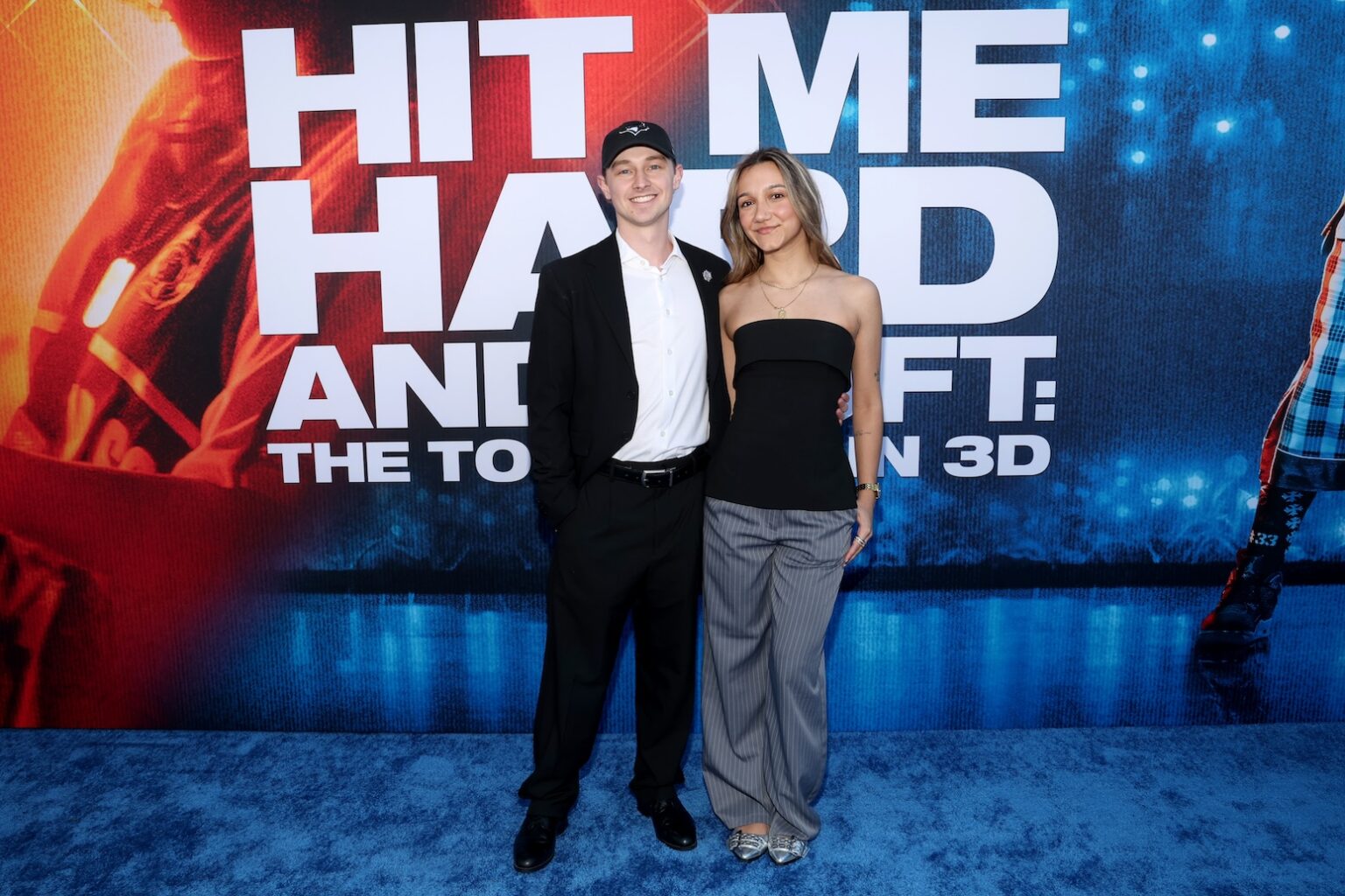LOS ANGELES, CALIFORNIA - MAY 06: Robbie Butler and Jessica Reid attend the "Billie Eilish Hit Me Hard and Soft: The Tour Live in 3D" US Premiere at the Historic Village Theatre on May 06, 2026, in Los Angeles, California. (Photo by Phillip Faraone/Getty Images for Paramount Pictures)