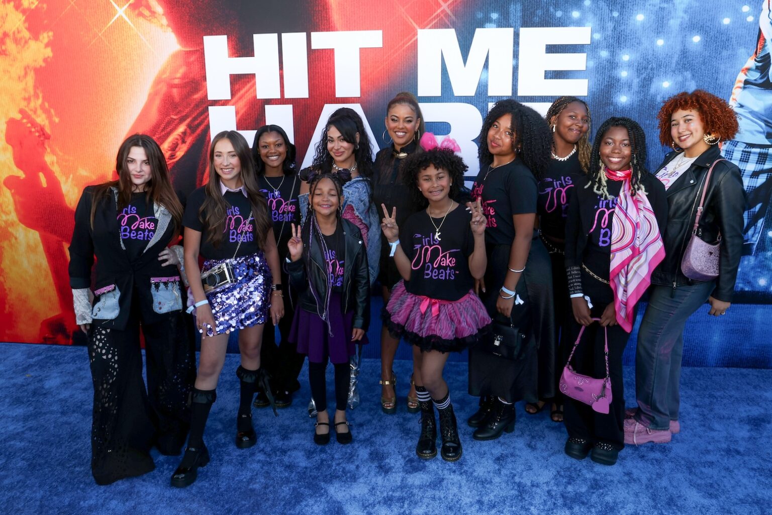LOS ANGELES, CALIFORNIA - MAY 06: Girls Make Beats attends the "Billie Eilish Hit Me Hard and Soft: The Tour Live in 3D" US Premiere at the Historic Village Theatre on May 06, 2026, in Los Angeles, California. (Photo by Phillip Faraone/Getty Images for Paramount Pictures)