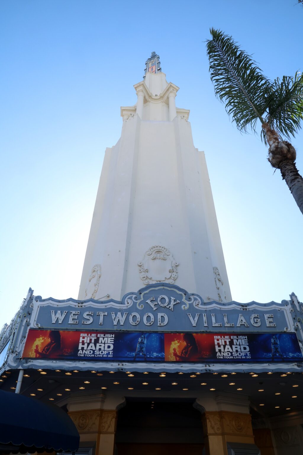 LOS ANGELES, CALIFORNIA - MAY 06: A view of the atmosphere during the "Billie Eilish Hit Me Hard and Soft: The Tour Live in 3D" US Premiere at the Historic Village Theatre on May 06, 2026, in Los Angeles, California. (Photo by Phillip Faraone/Getty Images for Paramount Pictures)