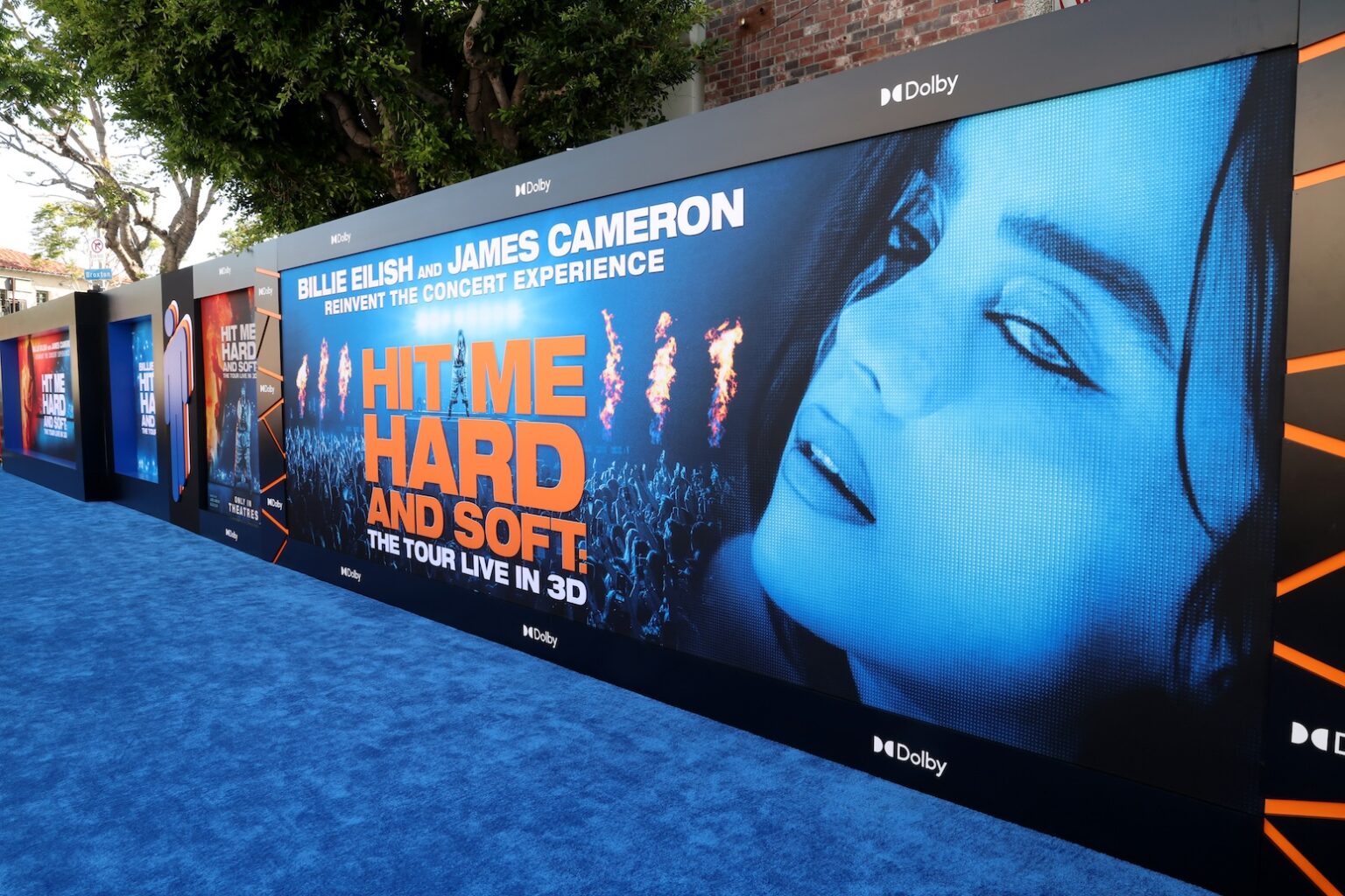 LOS ANGELES, CALIFORNIA - MAY 06: A view of the atmosphere during the "Billie Eilish Hit Me Hard and Soft: The Tour Live in 3D" US Premiere at the Historic Village Theatre on May 06, 2026, in Los Angeles, California. (Photo by Phillip Faraone/Getty Images for Paramount Pictures)