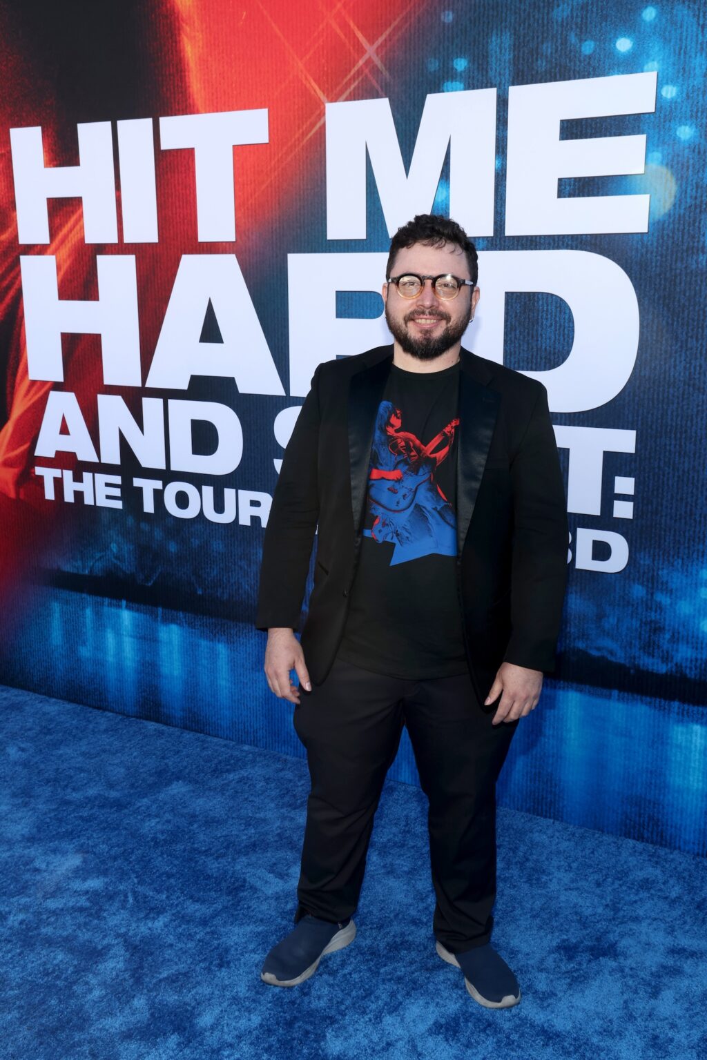 LOS ANGELES, CALIFORNIA - MAY 06: Edgar Torres attends the "Billie Eilish Hit Me Hard and Soft: The Tour Live in 3D" US Premiere at the Historic Village Theatre on May 06, 2026, in Los Angeles, California. (Photo by Phillip Faraone/Getty Images for Paramount Pictures)