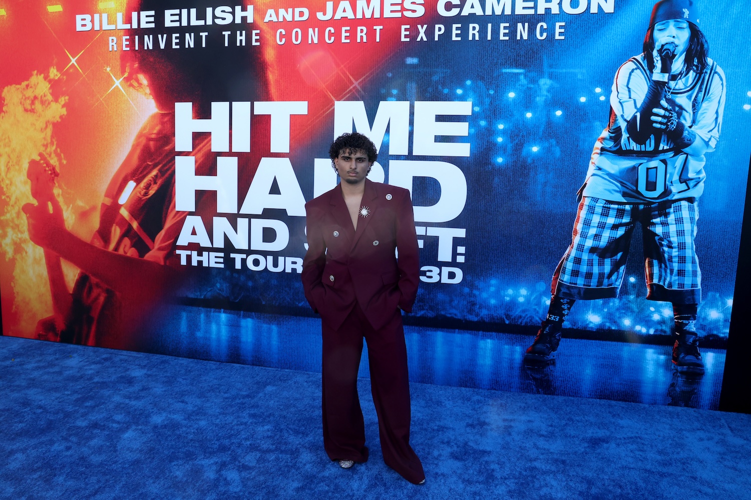 LOS ANGELES, CALIFORNIA - MAY 06: Samro attends the "Billie Eilish Hit Me Hard and Soft: The Tour Live in 3D" US Premiere at the Historic Village Theatre on May 06, 2026, in Los Angeles, California. (Photo by Phillip Faraone/Getty Images for Paramount Pictures)