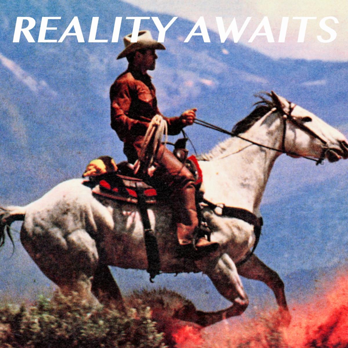 Reality Awaits album cover art — Untitled (Cowboy) 1989 courtesy of Richard Prince
