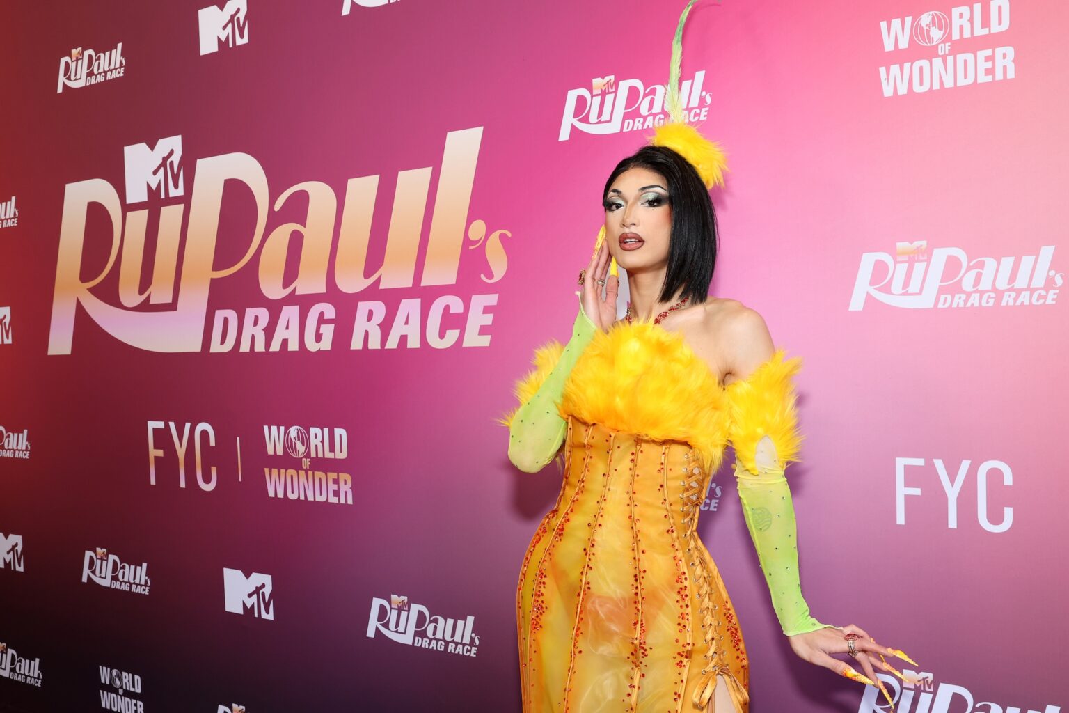 PACOIMA, CALIFORNIA - MAY 31: Mandy Mango attends "RuPaul's Drag Race" Season 18 FYC Event on May 31, 2026 in Pacoima, California. (Photo by Jesse Grant/Getty Images for MTV)
