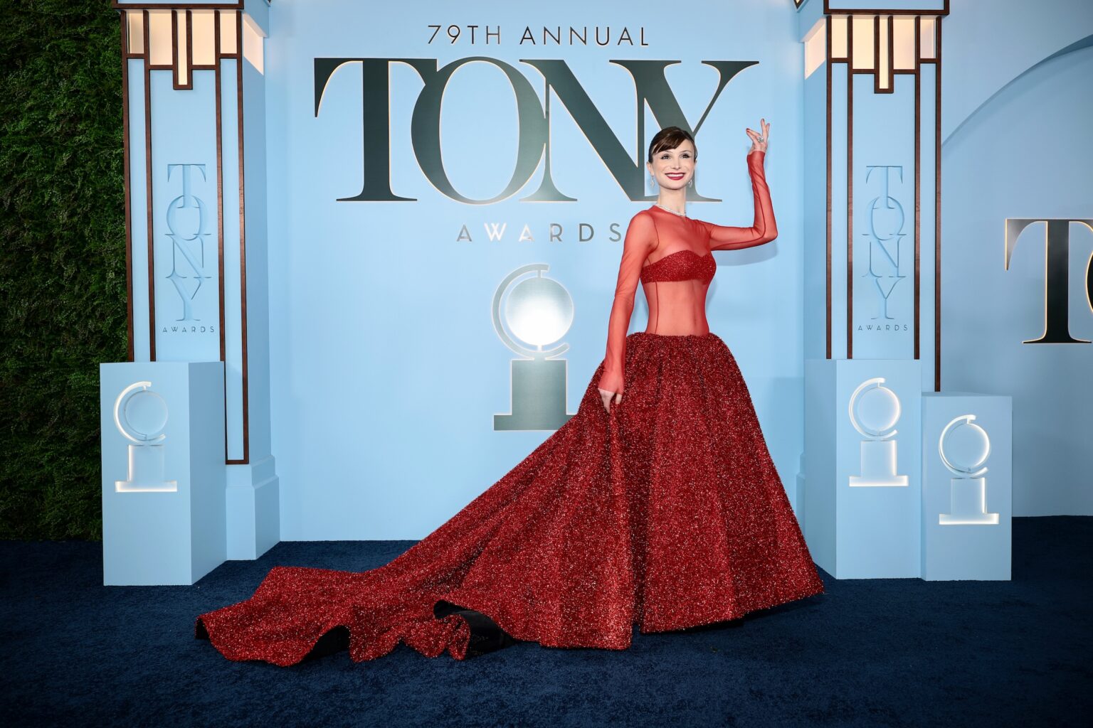 NEW YORK, NEW YORK - JUNE 07: Dylan Mulvaney attends The 79th Annual Tony Awards at Radio City Music Hall on June 07, 2026 in New York City. (Photo by Dimitrios Kambouris/Getty Images for Tony Awards Productions)
