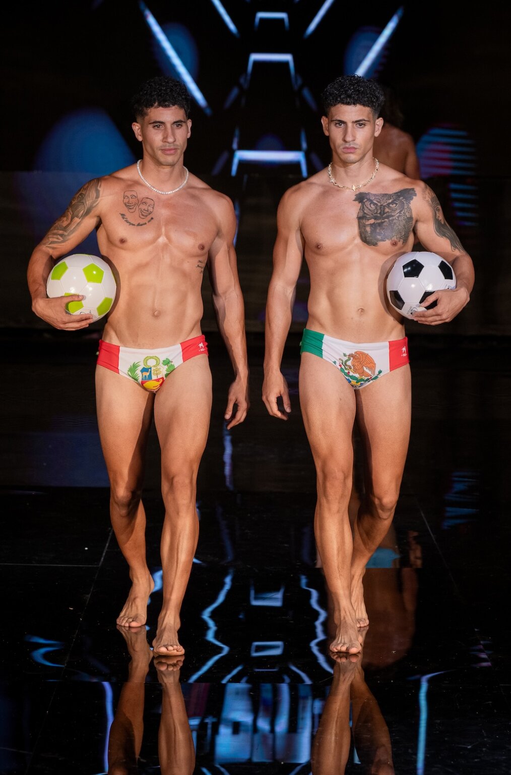 MIAMI, FLORIDA - MAY 29: Models walk the runway at the CA-RIO-CA show during Miami Swim Week Powered By Art Hearts Fashion at M2 MIAMI on May 29, 2026 in Miami, Florida. (Photo by Mark Gunter/Getty Images for Art Hearts Fashion)