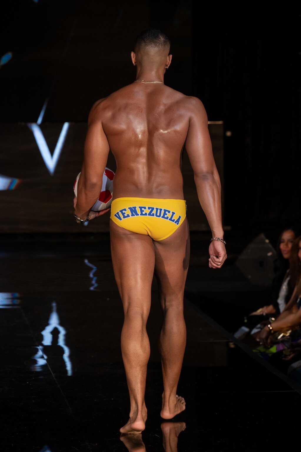 MIAMI, FLORIDA - MAY 29: A model walks the runway at the CA-RIO-CA show during Miami Swim Week Powered By Art Hearts Fashion at M2 MIAMI on May 29, 2026 in Miami, Florida. (Photo by Mark Gunter/Getty Images for Art Hearts Fashion)