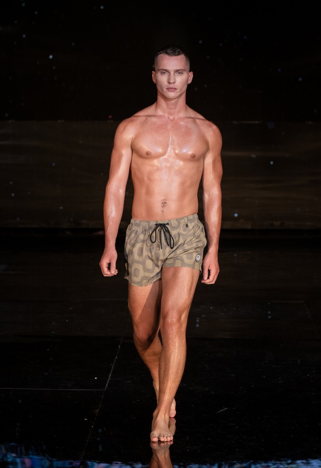 MIAMI, FLORIDA - MAY 29: A model walks the runway at the CA-RIO-CA show during Miami Swim Week Powered By Art Hearts Fashion at M2 MIAMI on May 29, 2026 in Miami, Florida. (Photo by Mark Gunter/Getty Images for Art Hearts Fashion)
