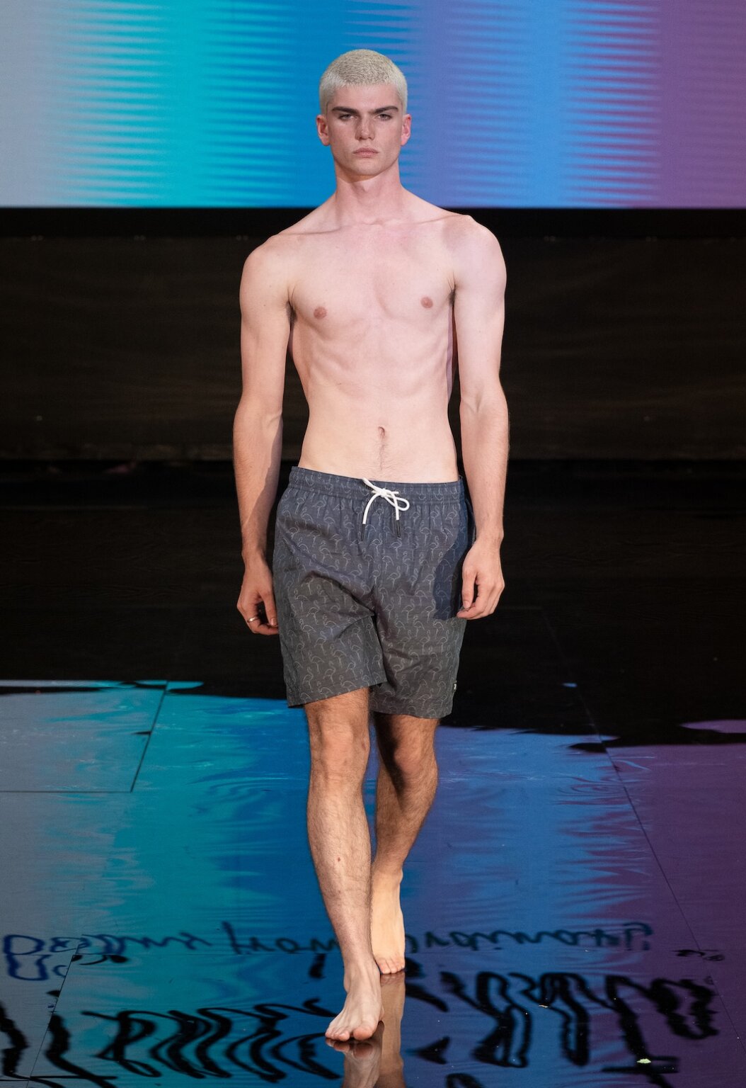 MIAMI, FLORIDA - MAY 28: A model walks the runway at the Henri Costa show during Miami Swim Week Powered By Art Hearts Fashion at M2 MIAMI on May 28, 2026 in Miami, Florida. (Photo by Mark Gunter/Getty Images for Art Hearts Fashion)