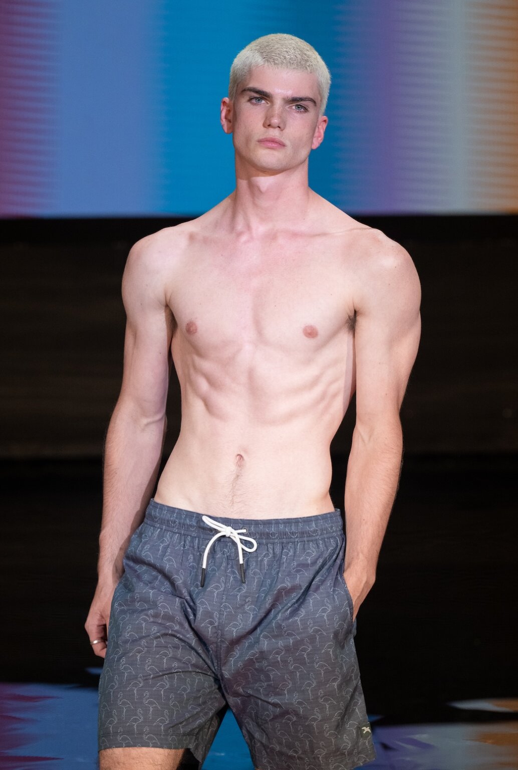MIAMI, FLORIDA - MAY 28: A model walks the runway at the Henri Costa show during Miami Swim Week Powered By Art Hearts Fashion at M2 MIAMI on May 28, 2026 in Miami, Florida. (Photo by Mark Gunter/Getty Images for Art Hearts Fashion)