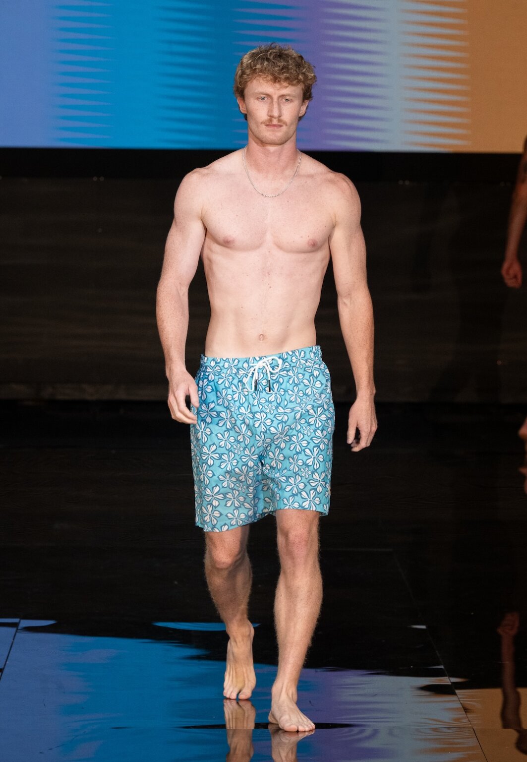 MIAMI, FLORIDA - MAY 28: A model walks the runway at the Henri Costa show during Miami Swim Week Powered By Art Hearts Fashion at M2 MIAMI on May 28, 2026 in Miami, Florida. (Photo by Mark Gunter/Getty Images for Art Hearts Fashion)