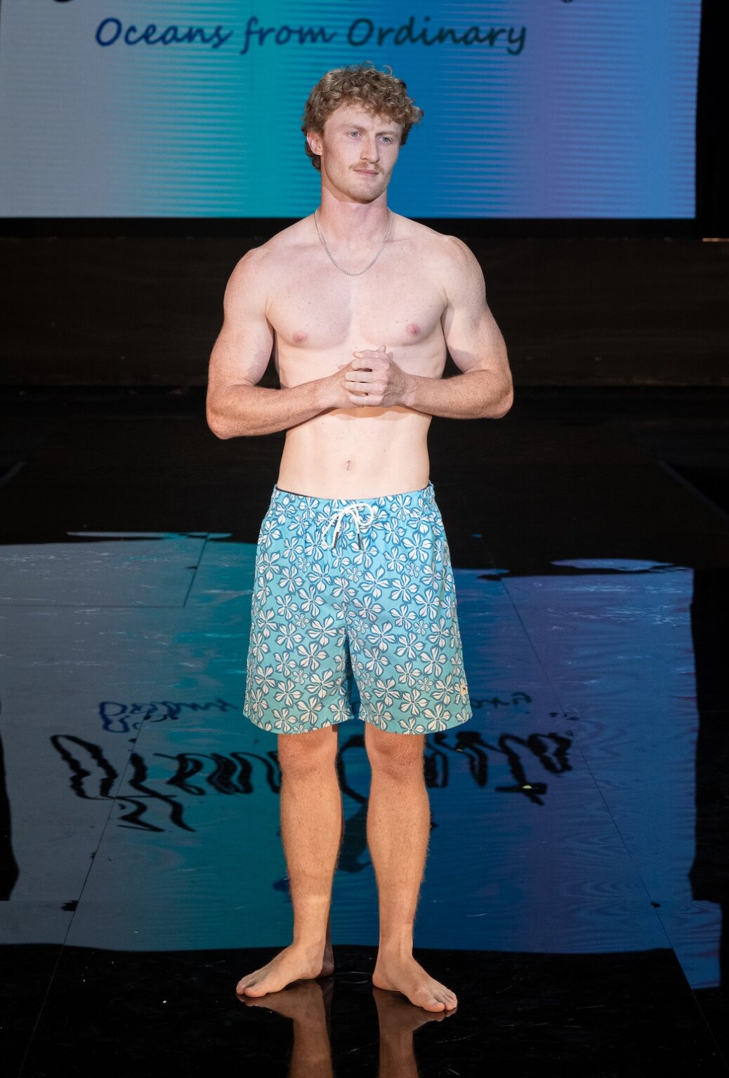 MIAMI, FLORIDA - MAY 28: A model walks the runway at the Henri Costa show during Miami Swim Week Powered By Art Hearts Fashion at M2 MIAMI on May 28, 2026 in Miami, Florida. (Photo by Mark Gunter/Getty Images for Art Hearts Fashion)