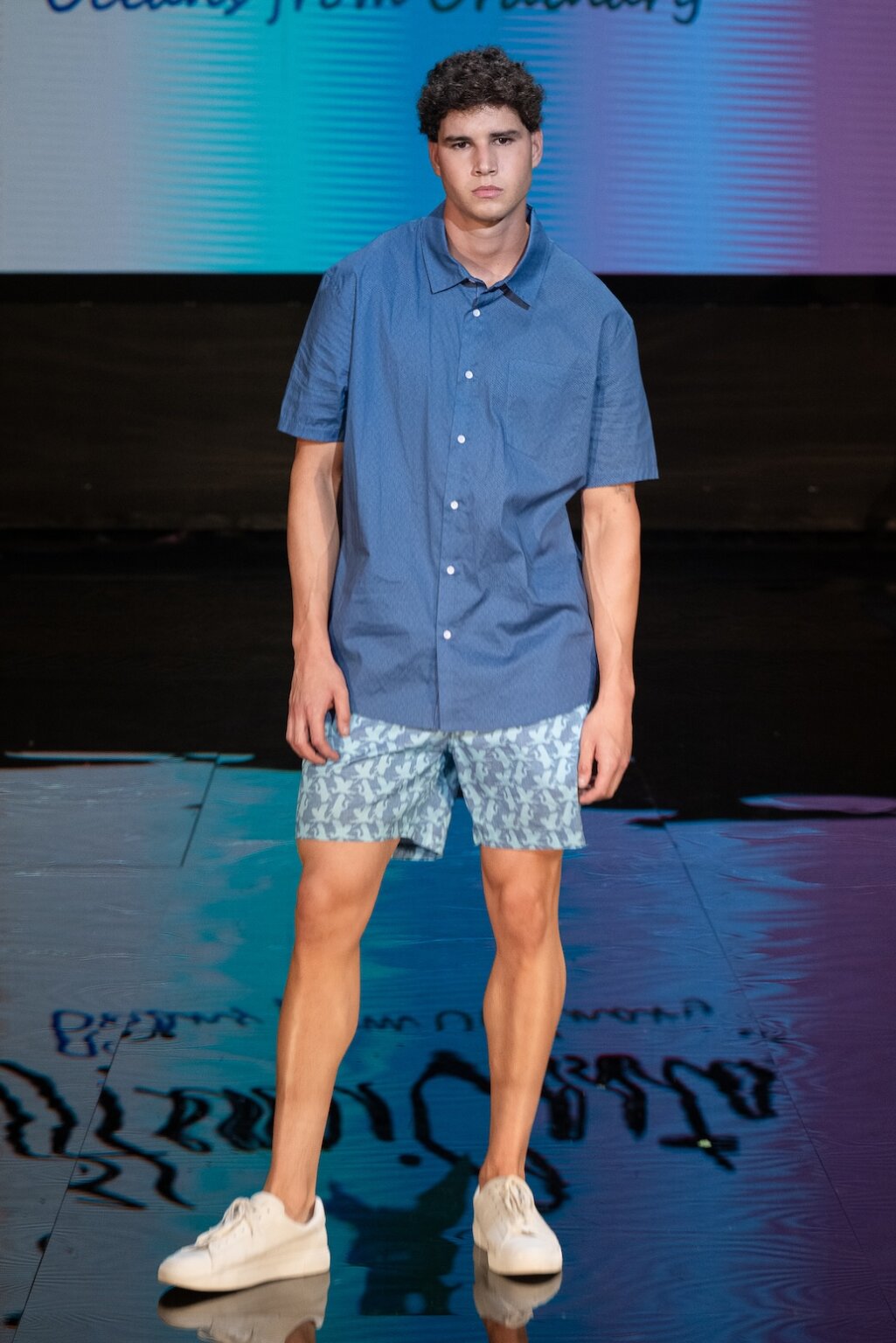 MIAMI, FLORIDA - MAY 28: A model walks the runway at the Henri Costa show during Miami Swim Week Powered By Art Hearts Fashion at M2 MIAMI on May 28, 2026 in Miami, Florida. (Photo by Mark Gunter/Getty Images for Art Hearts Fashion)