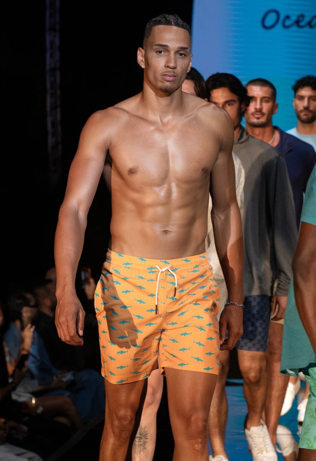 MIAMI, FLORIDA - MAY 28: A model walks the runway at the Henri Costa show during Miami Swim Week Powered By Art Hearts Fashion at M2 MIAMI on May 28, 2026 in Miami, Florida. (Photo by Mark Gunter/Getty Images for Art Hearts Fashion)
