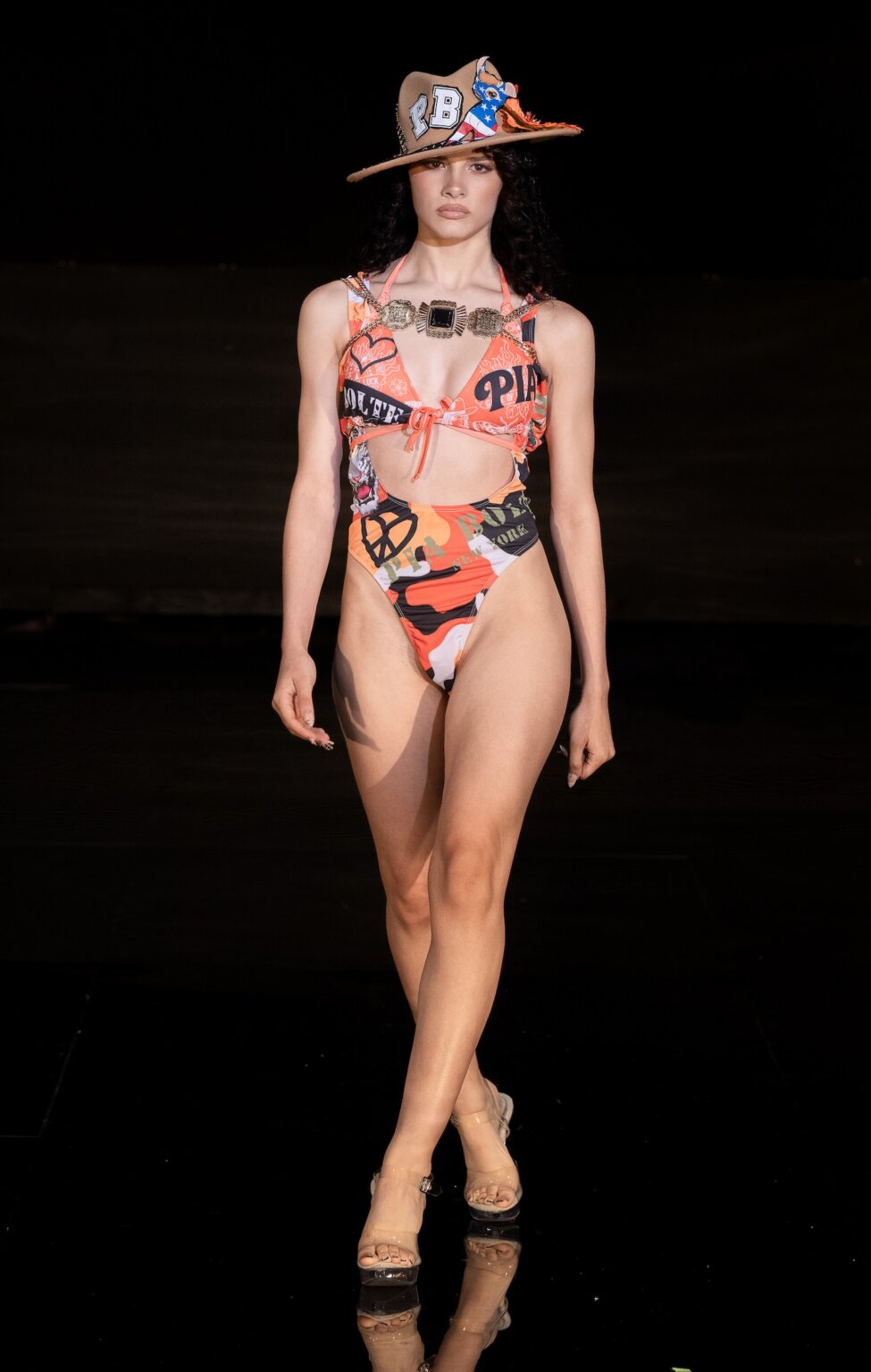 MIAMI, FLORIDA - MAY 28: A model walks the runway at the Pia Bolte show during Miami Swim Week Powered By Art Hearts Fashion at M2 MIAMI on May 28, 2026 in Miami, Florida. (Photo by Mark Gunter/Getty Images for Art Hearts Fashion)