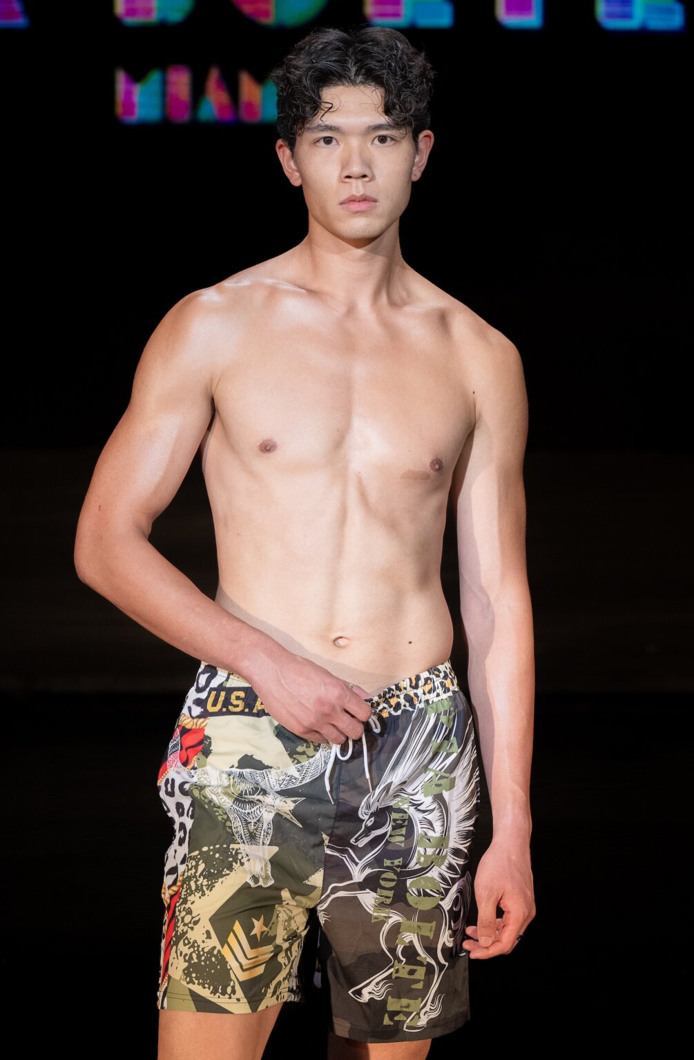 MIAMI, FLORIDA - MAY 28: A model walks the runway at the Pia Bolte show during Miami Swim Week Powered By Art Hearts Fashion at M2 MIAMI on May 28, 2026 in Miami, Florida. (Photo by Mark Gunter/Getty Images for Art Hearts Fashion)