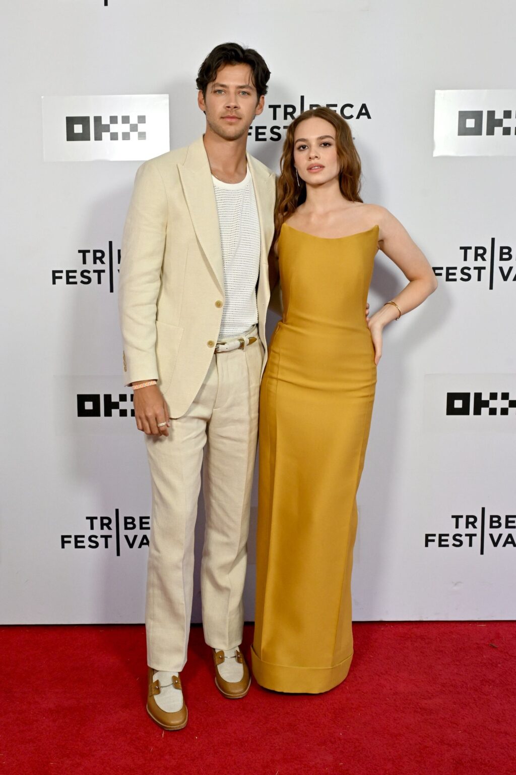 NEW YORK, NEW YORK - JUNE 08: (L-R) Matt Cornett and Sadie Soverall attend the "Every Year After" Tribeca Premiere on June 08, 2026 in New York City. (Photo by Slaven Vlasic/Getty Images for Prime Video)