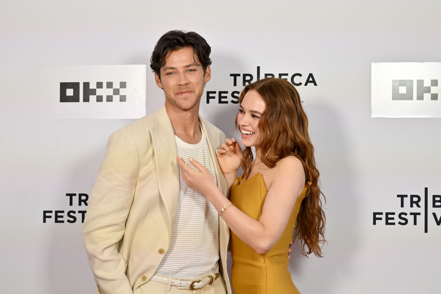 NEW YORK, NEW YORK - JUNE 08: (L-R) Matt Cornett and Sadie Soverall attend the "Every Year After" Tribeca Premiere on June 08, 2026 in New York City. (Photo by Slaven Vlasic/Getty Images for Prime Video)