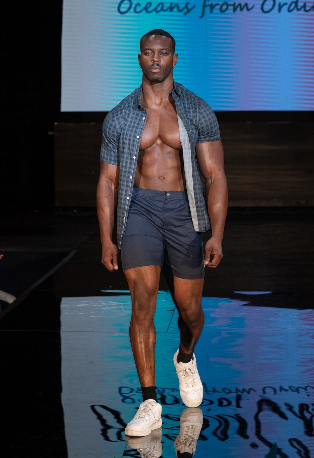 MIAMI, FLORIDA - MAY 28: A model walks the runway at the Henri Costa show during Miami Swim Week Powered By Art Hearts Fashion at M2 MIAMI on May 28, 2026 in Miami, Florida. (Photo by Mark Gunter/Getty Images for Art Hearts Fashion)