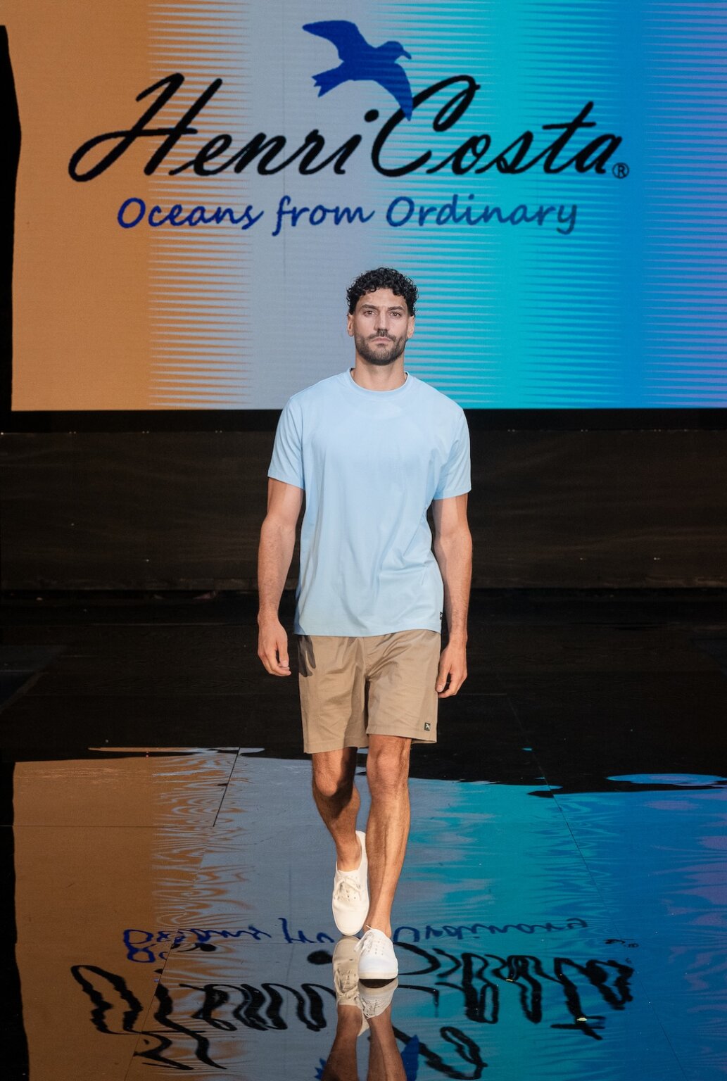 MIAMI, FLORIDA - MAY 28: A model walks the runway at the Henri Costa show during Miami Swim Week Powered By Art Hearts Fashion at M2 MIAMI on May 28, 2026 in Miami, Florida. (Photo by Mark Gunter/Getty Images for Art Hearts Fashion)