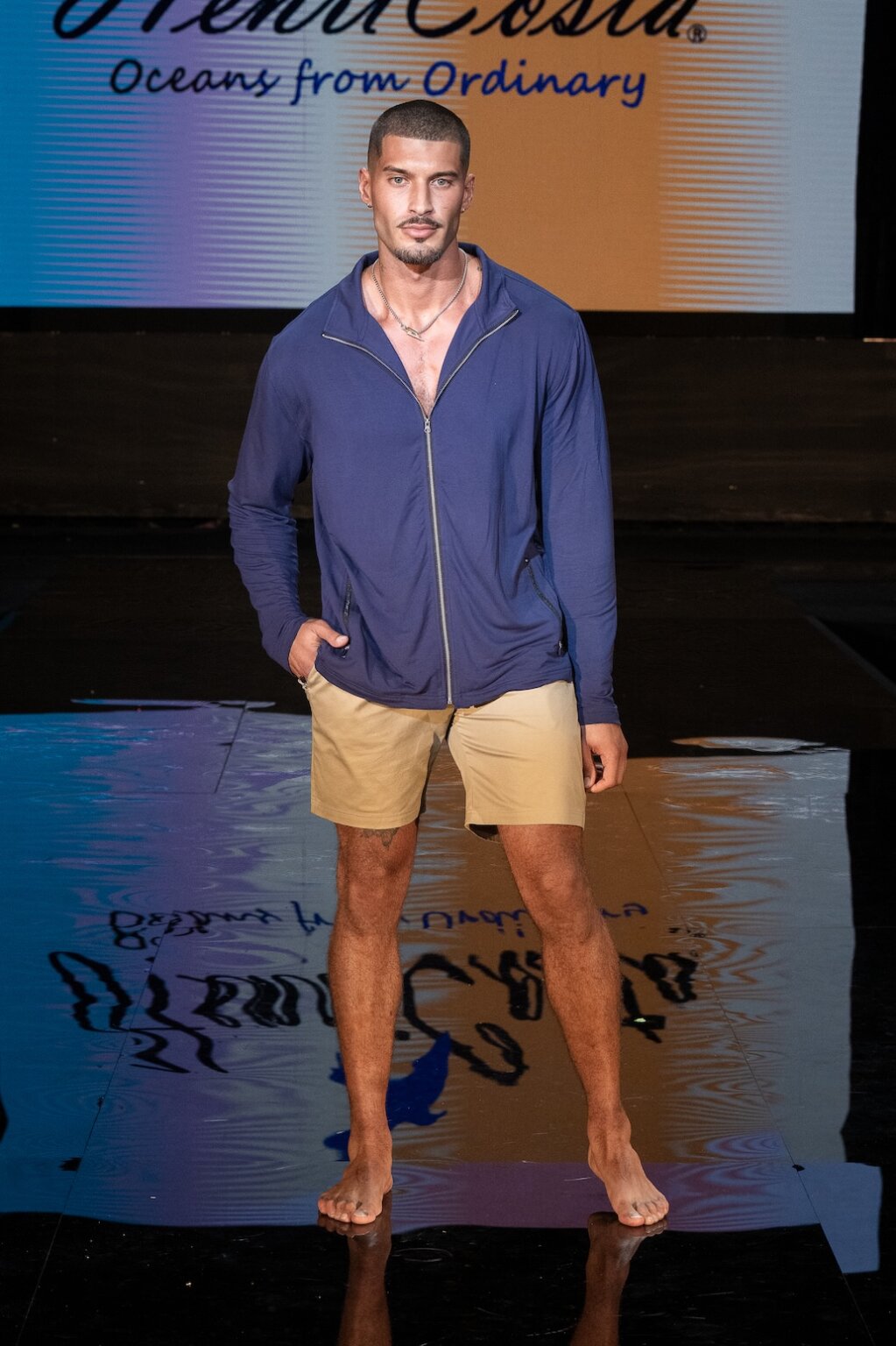 MIAMI, FLORIDA - MAY 28: A model walks the runway at the Henri Costa show during Miami Swim Week Powered By Art Hearts Fashion at M2 MIAMI on May 28, 2026 in Miami, Florida. (Photo by Mark Gunter/Getty Images for Art Hearts Fashion)