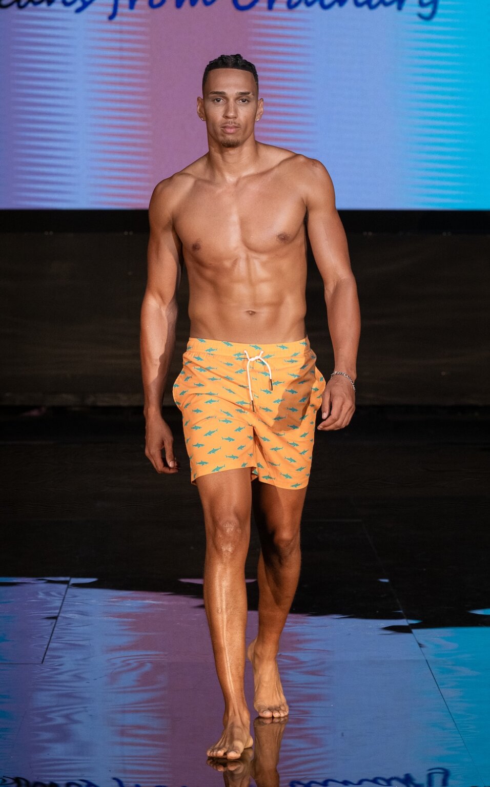 MIAMI, FLORIDA - MAY 28: A model walks the runway at the Henri Costa show during Miami Swim Week Powered By Art Hearts Fashion at M2 MIAMI on May 28, 2026 in Miami, Florida. (Photo by Mark Gunter/Getty Images for Art Hearts Fashion)