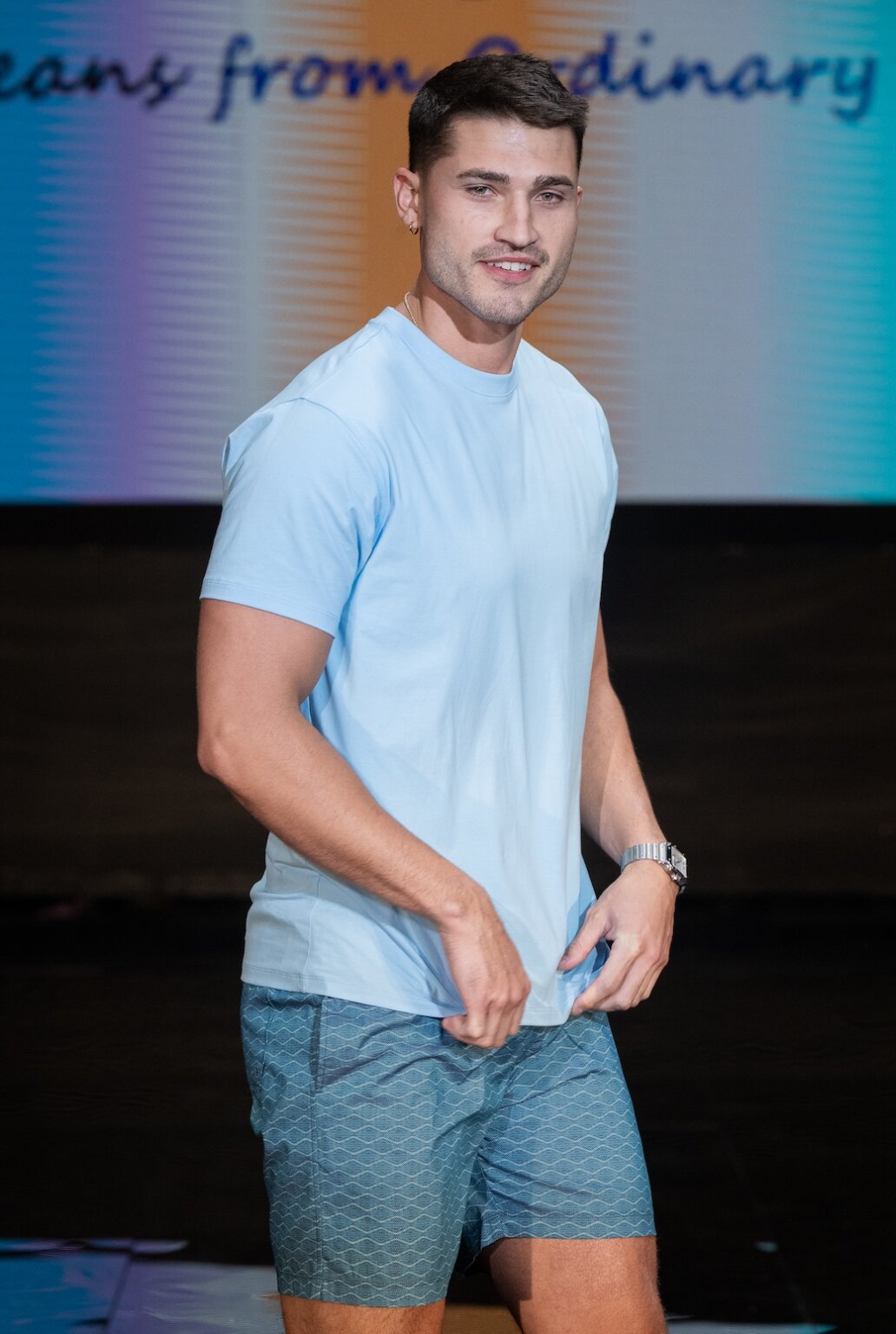 MIAMI, FLORIDA - MAY 28: A model walks the runway at the Henri Costa show during Miami Swim Week Powered By Art Hearts Fashion at M2 MIAMI on May 28, 2026 in Miami, Florida. (Photo by Mark Gunter/Getty Images for Art Hearts Fashion)
