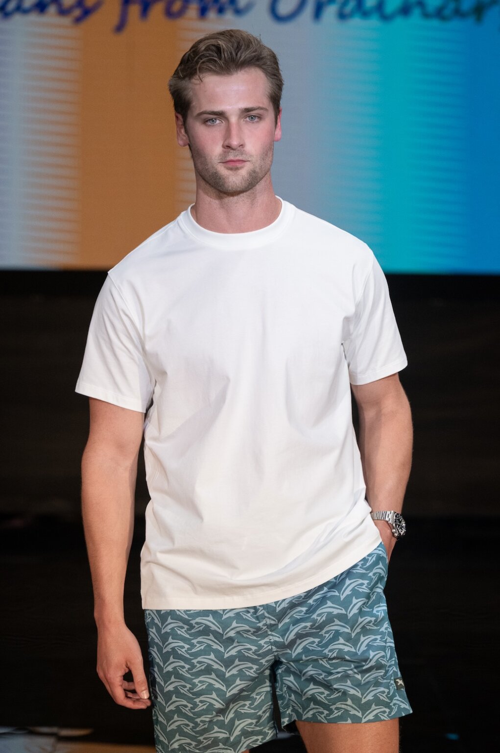 MIAMI, FLORIDA - MAY 28: A model walks the runway at the Henri Costa show during Miami Swim Week Powered By Art Hearts Fashion at M2 MIAMI on May 28, 2026 in Miami, Florida. (Photo by Mark Gunter/Getty Images for Art Hearts Fashion)